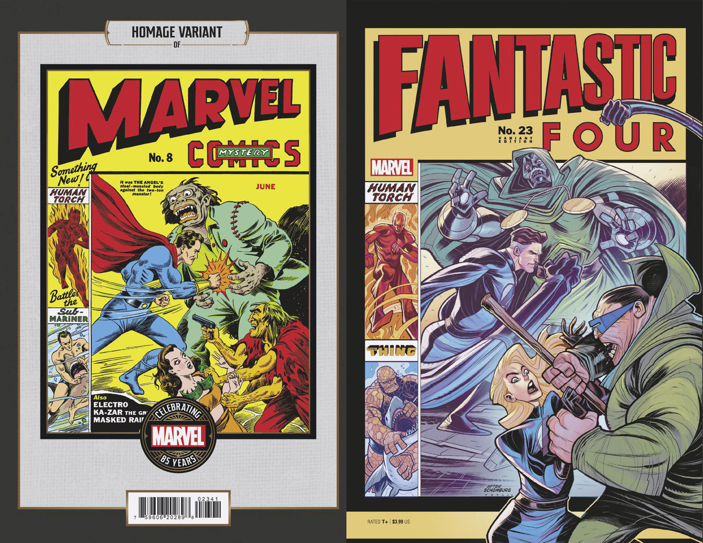 FANTASTIC FOUR #23 ELIZABETH TORQUE MARVEL 85TH ANNIVERSARY HOMAGE VARIANT  - Release Date: 8/14/24