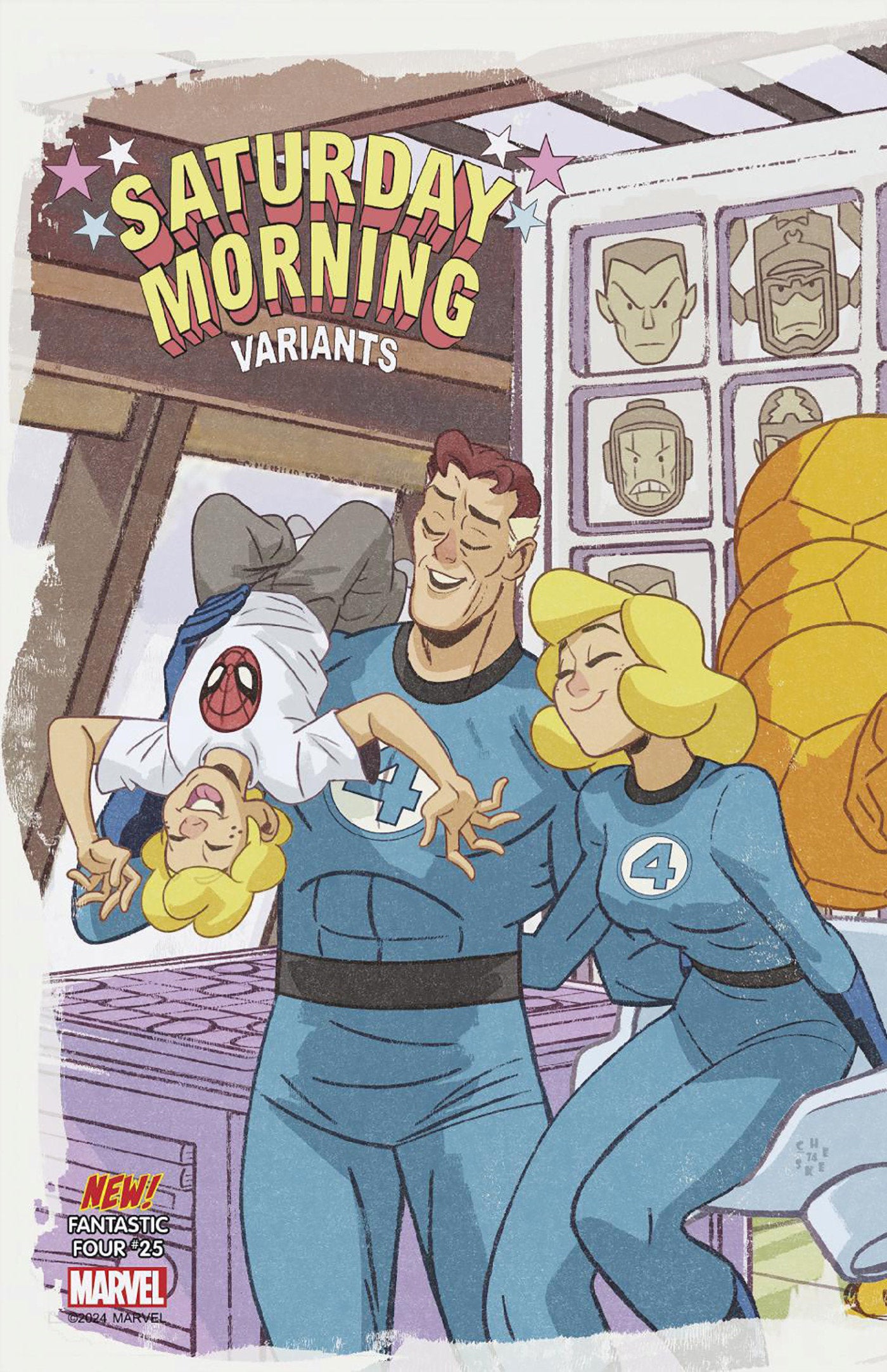 FANTASTIC FOUR #25 SEAN GALLOWAY SATURDAY MORNING CONNECTING VARIANT  - Release Date:  9/11/24