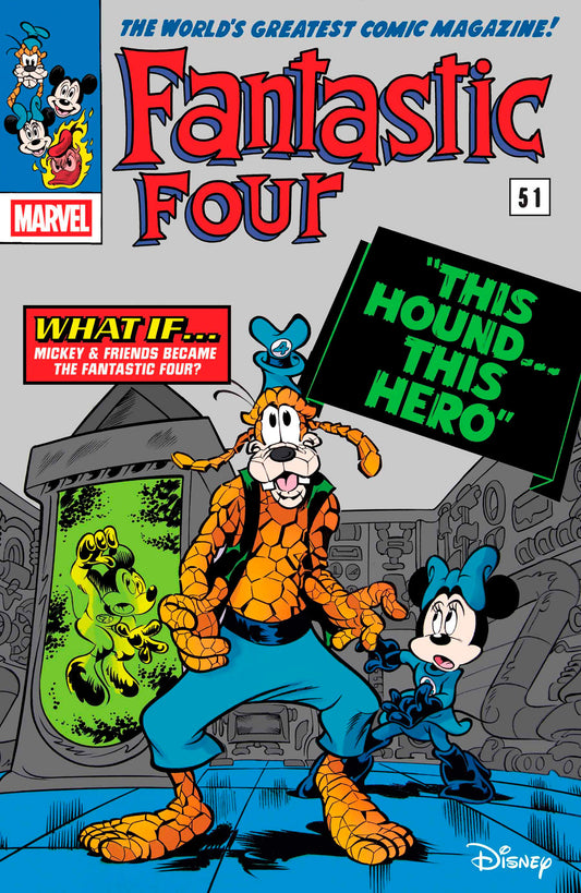 FANTASTIC FOUR #29 PAOLO MOTTURA DISNEY WHAT IF? FANTASTIC FOUR HOMAGE VARIANT [ DOOM]  - Release Date:  2/26/25