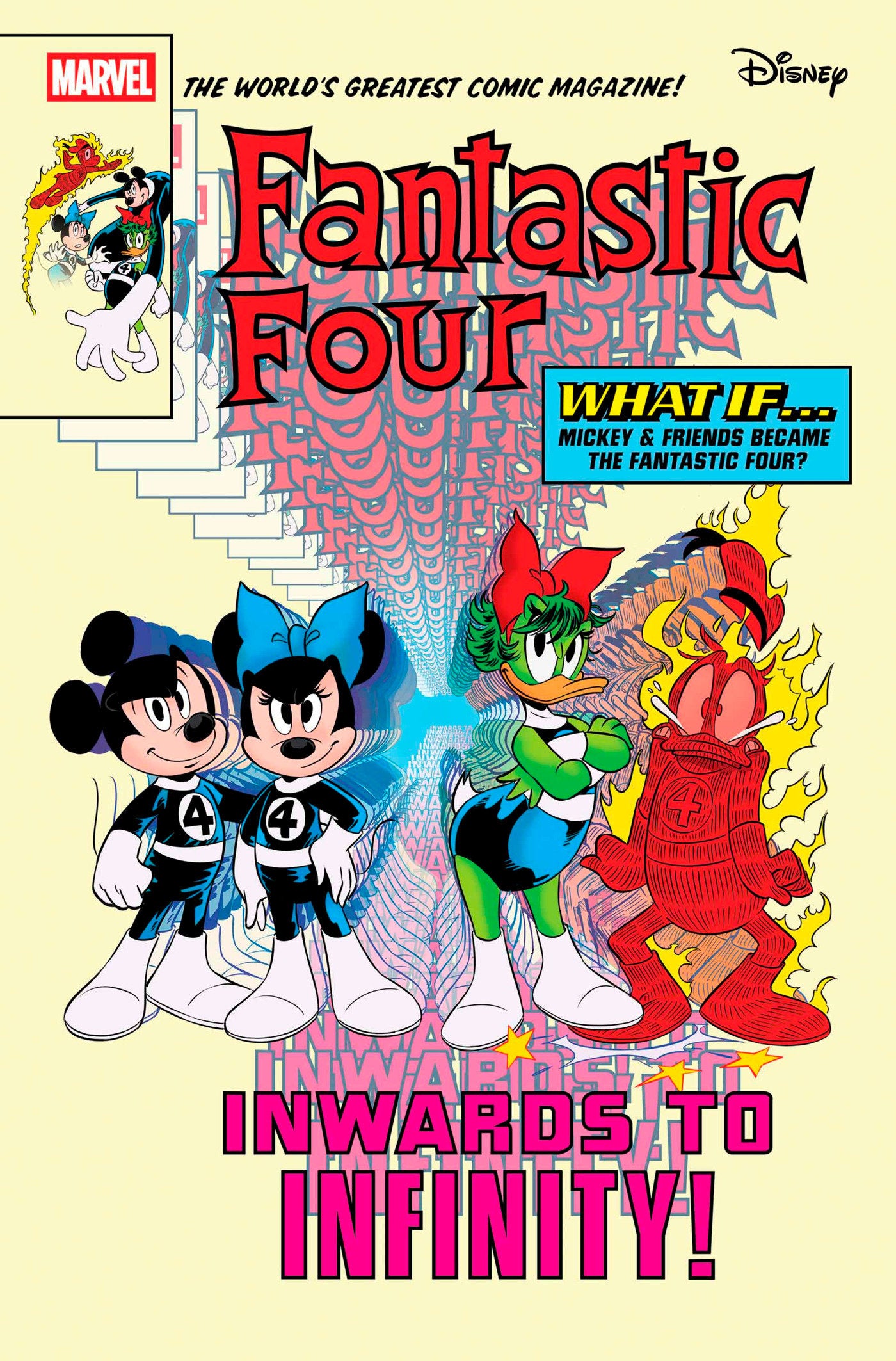 FANTASTIC FOUR #33 GIULIA LOMURNO DISNEY WHAT IF? FANTASTIC FOUR HOMAGE VARIANT [DOOM]  - Release Date:  6/25/25