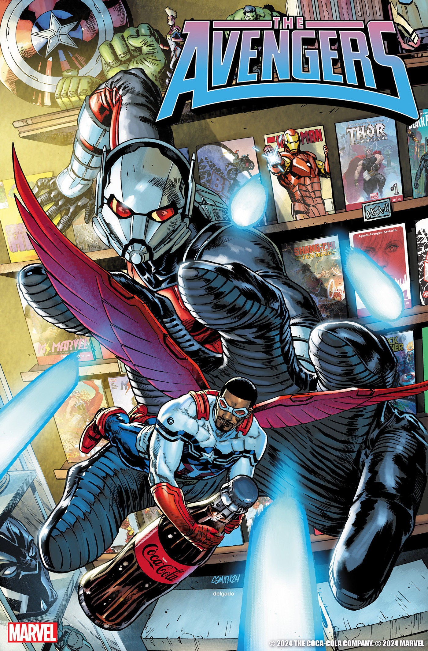 AVENGERS #17 CORY SMITH MARVEL & COCA-COLA VARIANT [DPWX] -Releases: 8/7/24