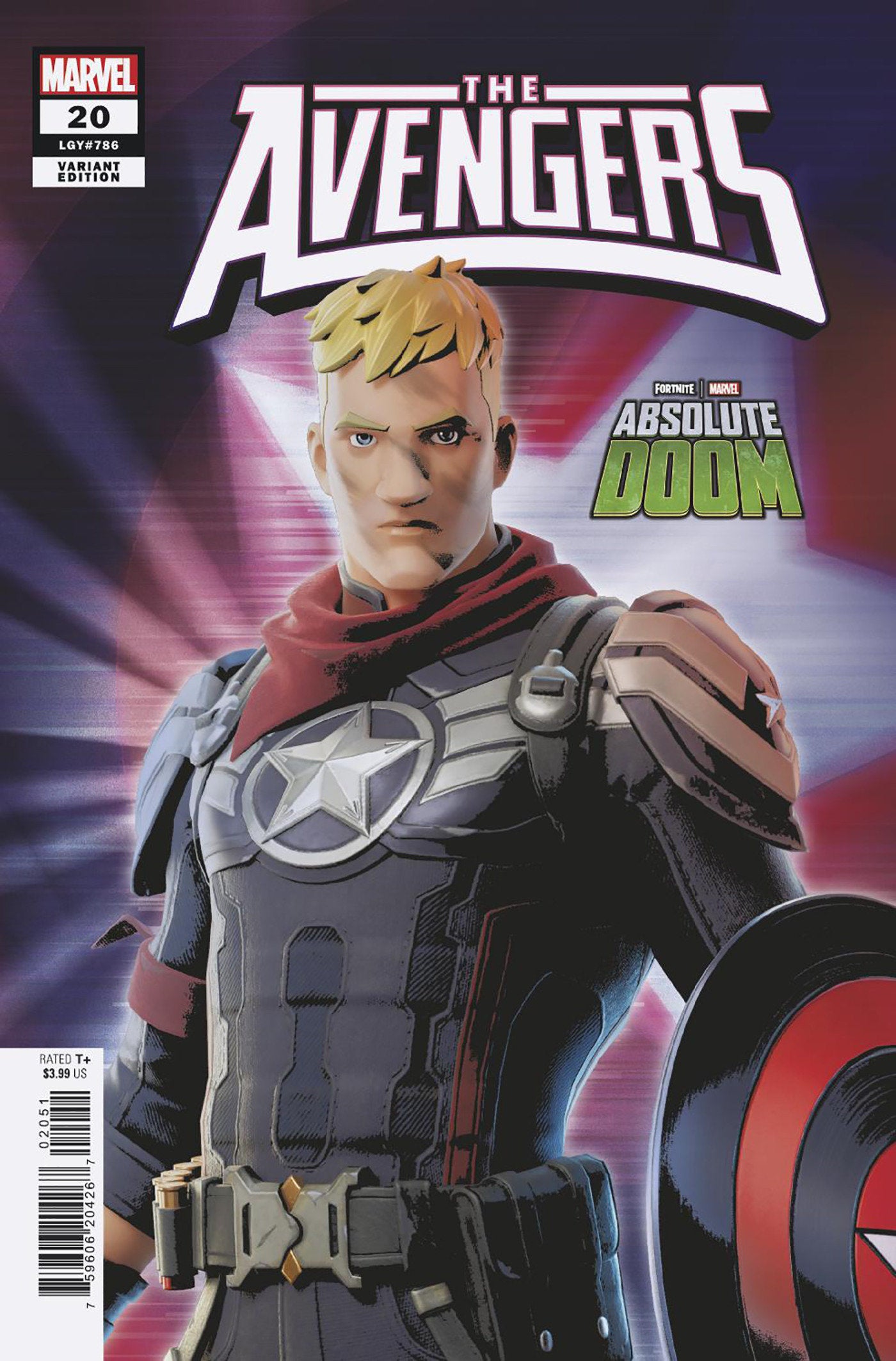 AVENGERS #20 EPIC GAMES MARVEL FORTNITE CAPTAIN JONES VARIANT  - Release Date:  11/6/24
