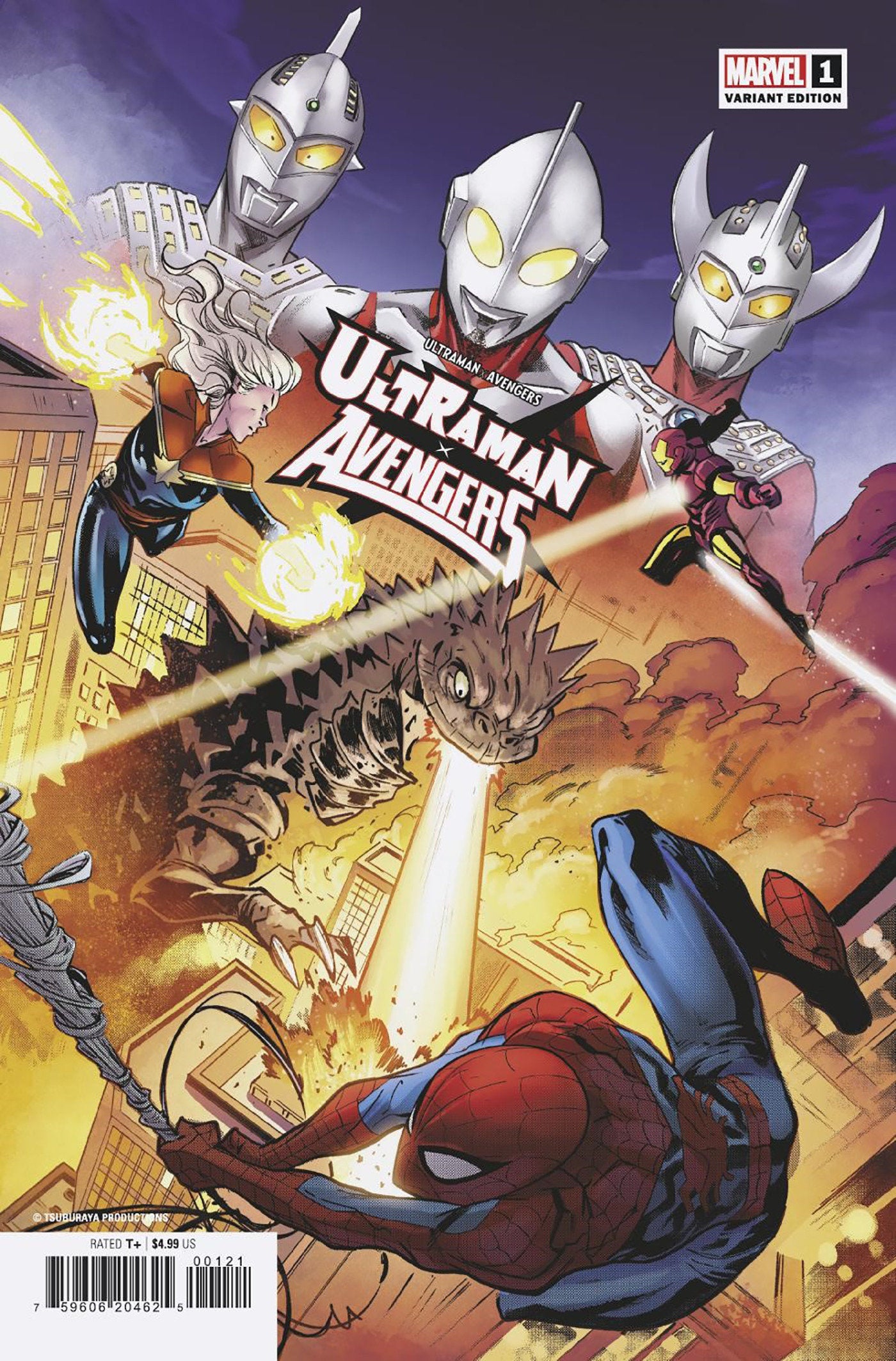 ULTRAMAN X THE AVENGERS #1 FRANCESCO MANNA VARIANT  - Release Date: 8/14/24