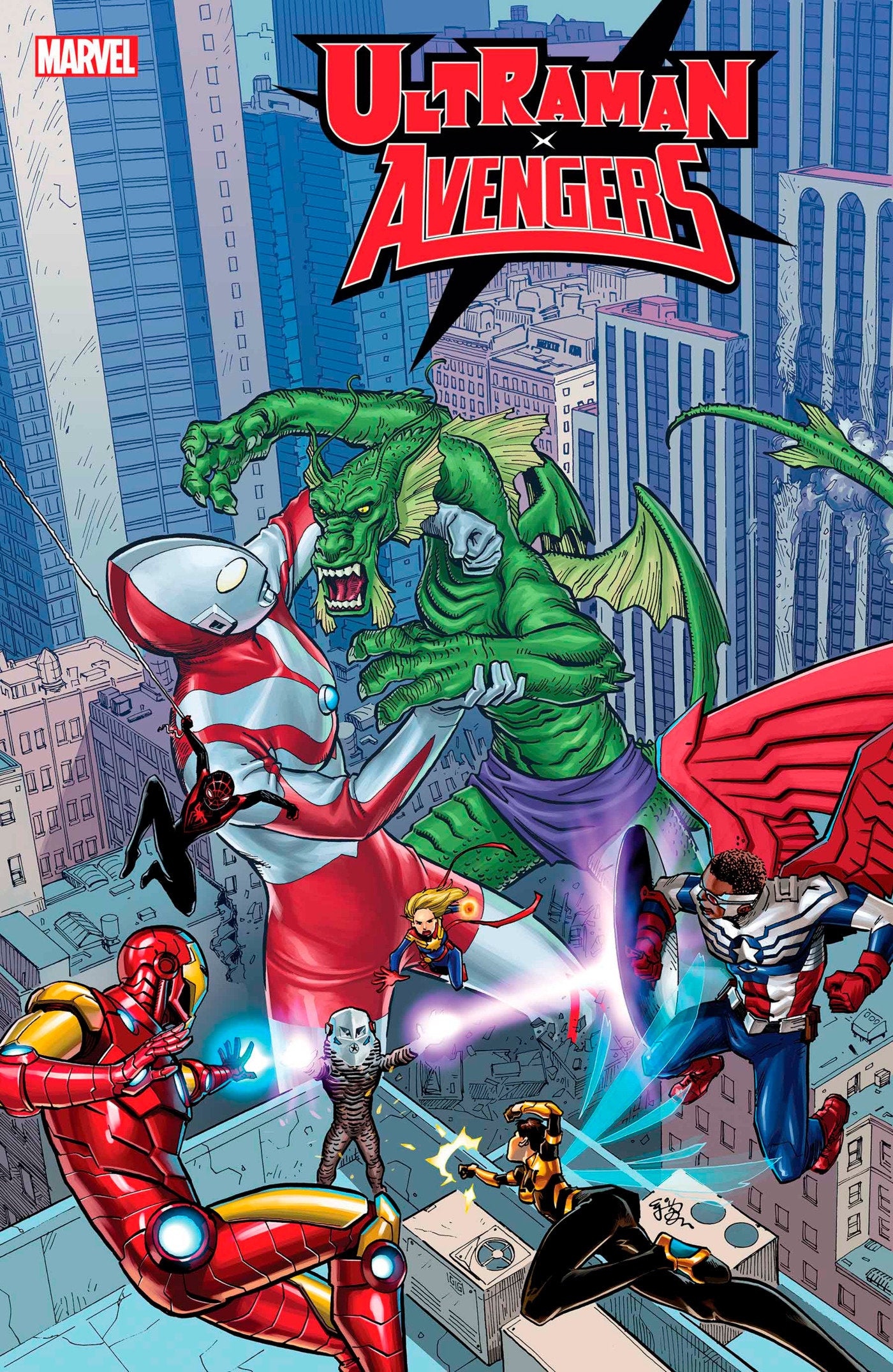 ULTRAMAN X THE AVENGERS #1 E.J. SU VARIANT  - Release Date: 8/14/24