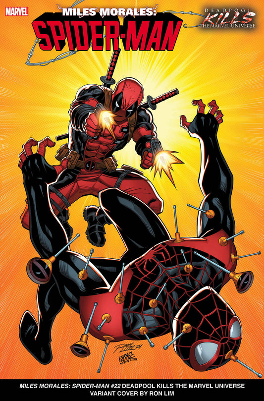 MILES MORALES: SPIDER-MAN #22 RON LIM DEADPOOL KILLS THE MARVEL UNIVERSE VARIANT [BH] - Release Date:  7/3/24