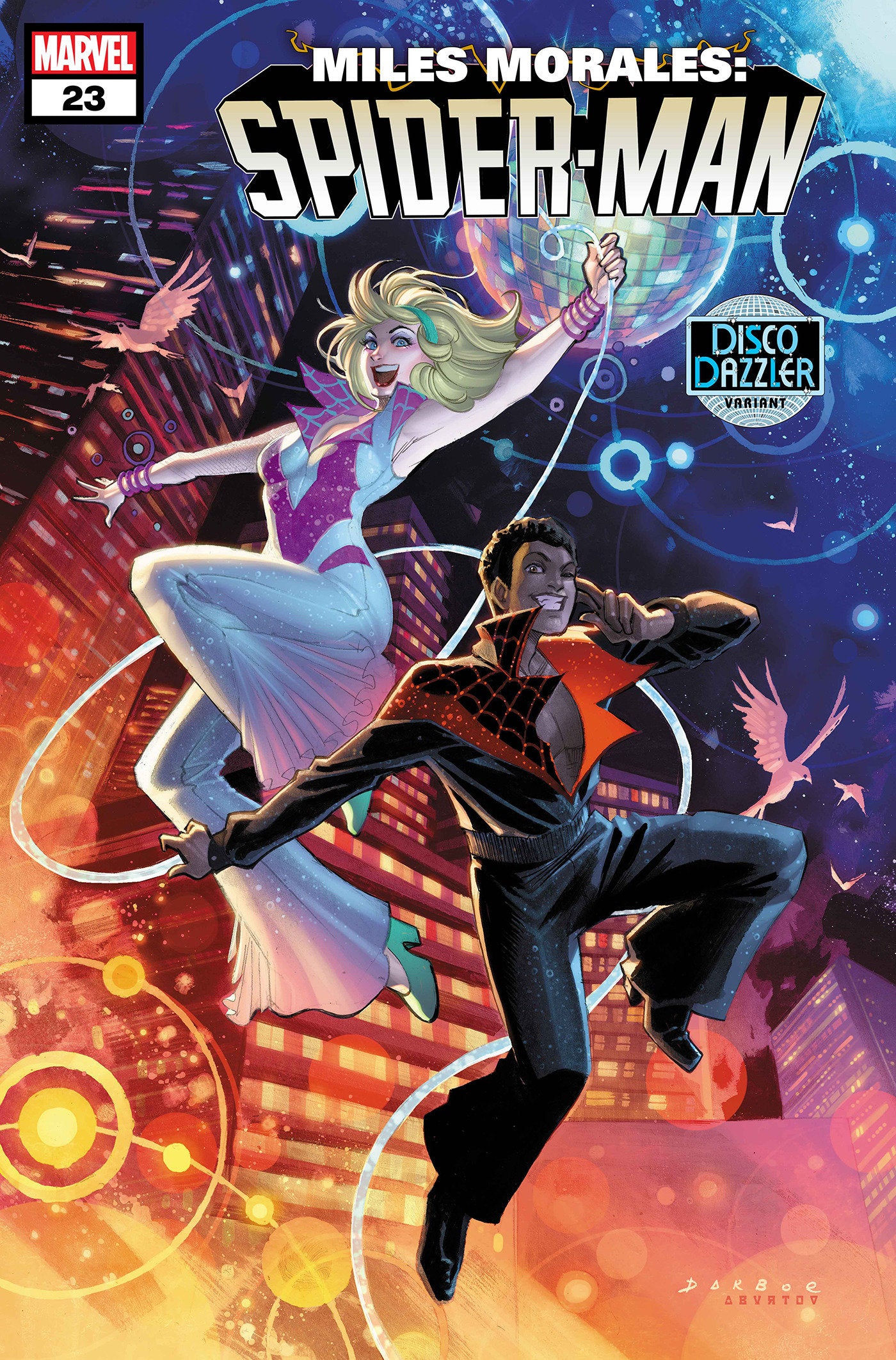 MILES MORALES: SPIDER-MAN #23 KAREN DARBOE DISCO DAZZLER VARIANT  - Release Date: 8/14/24