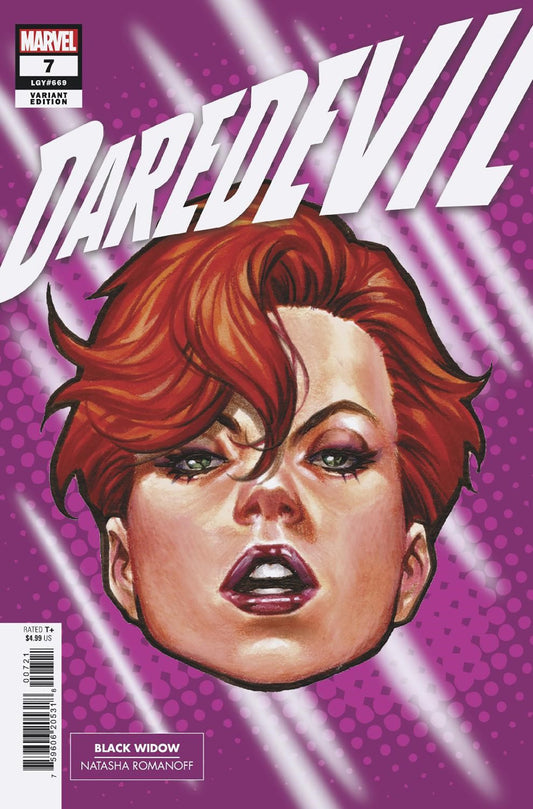 DAREDEVIL #7 MARK BROOKS HEADSHOT VARIANT - Release Date:  3/27/24