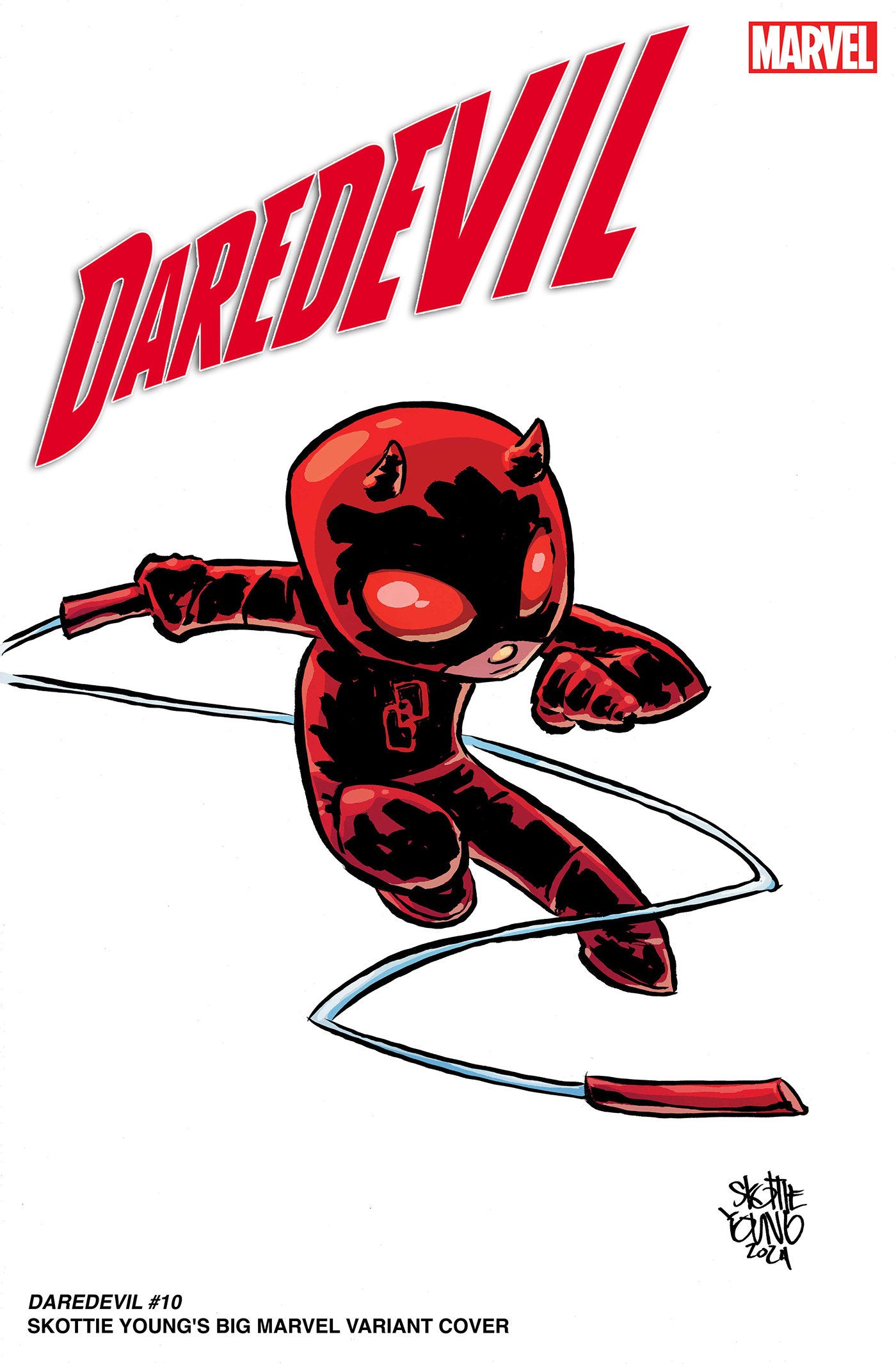 DAREDEVIL #10 SKOTTIE YOUNG'S BIG MARVEL VARIANT - Release Date:  6/26/24