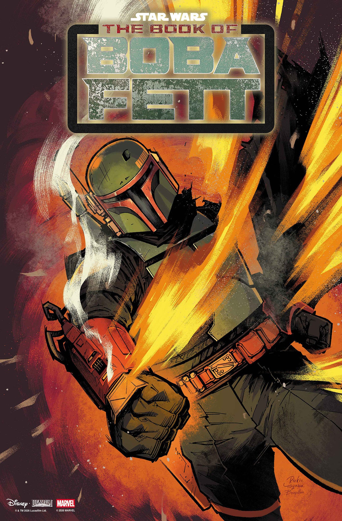 STAR WARS: THE BOOK OF BOBA FETT #1 RICKIE YAGAWA FOIL VARIANT ISBN: 75960620601800141 - FOC DATE: 7/26/26  - Release Date: 9/9/26