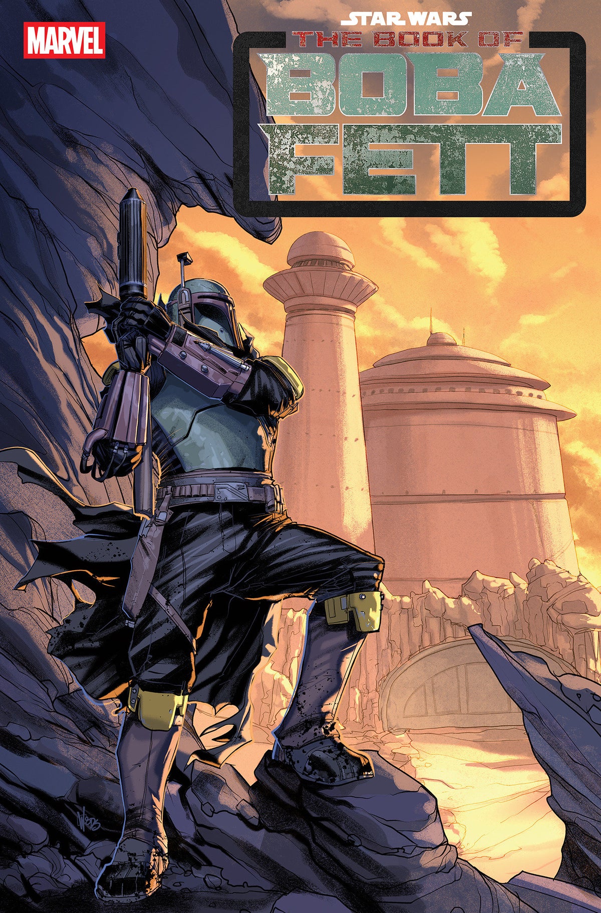 STAR WARS: THE BOOK OF BOBA FETT #4 PETE WOODS VARIANT ISBN: 75960620601800421 - FOC DATE: 9/27/26  - Release Date: 10/28/26