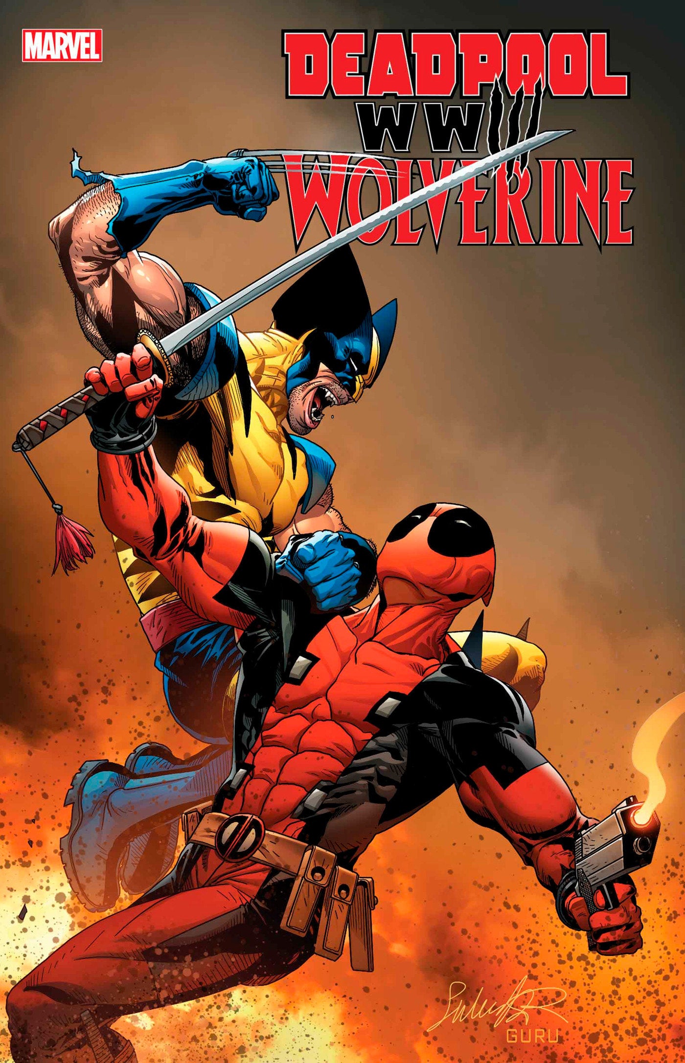 1:25 DEADPOOL & WOLVERINE: WWIII #2 SALVADOR LARROCA VARIANT - Release Date:  6/12/24