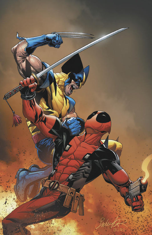 1:25 DEADPOOL & WOLVERINE: WWIII #2 SALVADOR LARROCA RATIO VIRGIN 2ND PRINTING VARIANT -Releases: 7/31/24