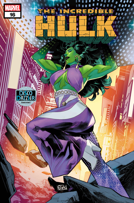 INCREDIBLE HULK #16 EDWIN GALMON DISCO DAZZLER VARIANT  - Release Date:  9/4/24