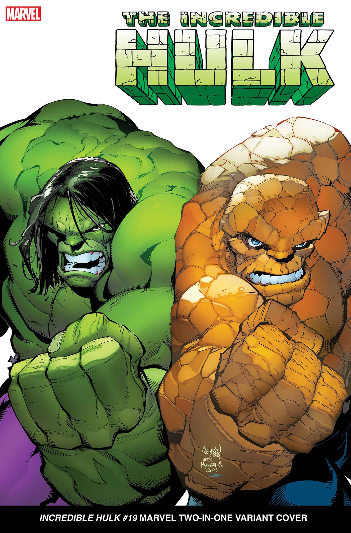 INCREDIBLE HULK #19 GLEB MELNIKOV MARVEL TWO-IN-ONE VARIANT  - Release Date:  11/27/24