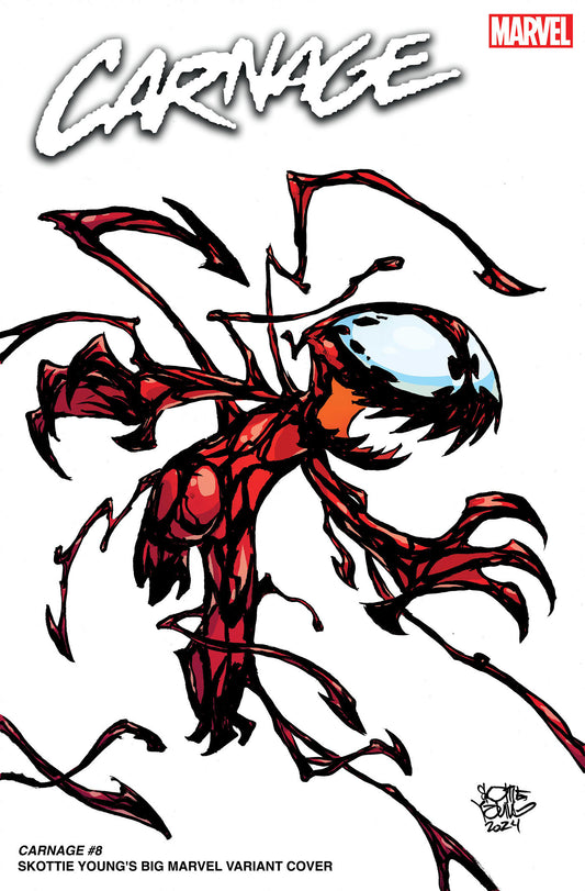 CARNAGE #8 SKOTTIE YOUNG'S BIG MARVEL VARIANT - Release Date:  6/5/24