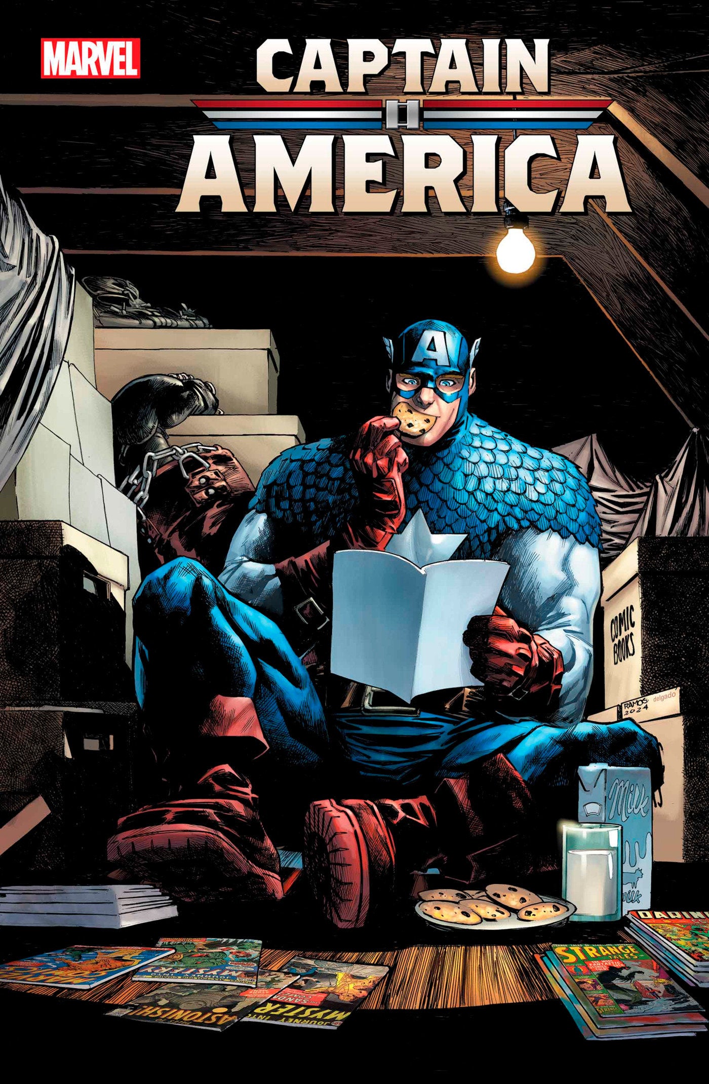 CAPTAIN AMERICA #11 HUMBERTO RAMOS MARVEL COMICS PRESENTS VARIANT [DPWX] - Release Date:  7/24/24
