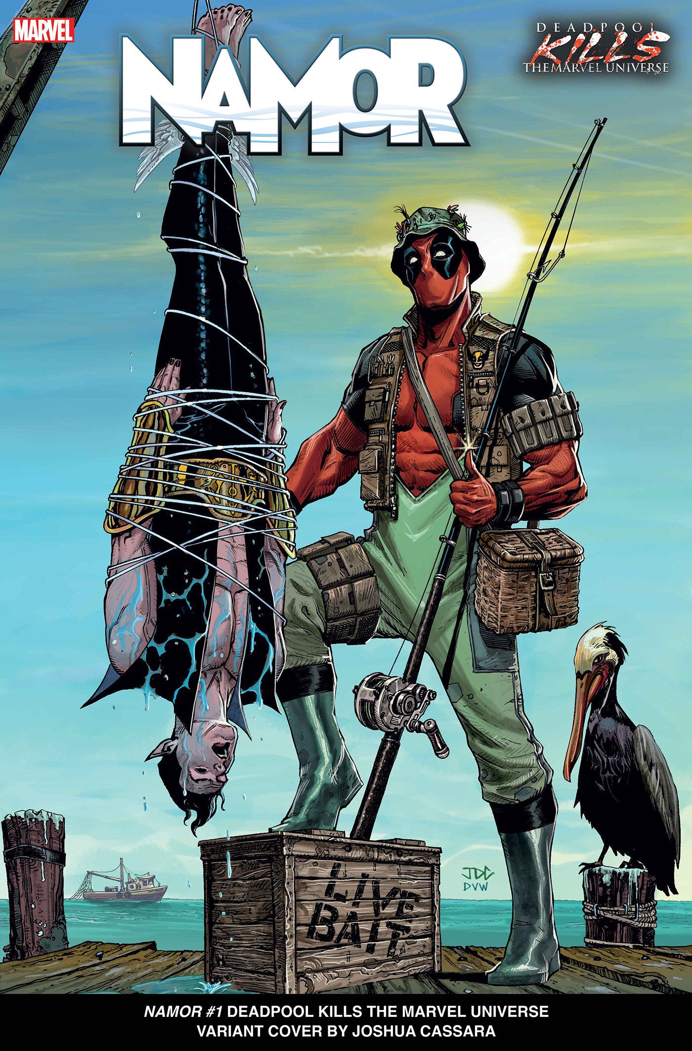 NAMOR #1 JOSHUA CASSARA DEADPOOL KILLS THE MARVEL UNIVERSE VARIANT - Release Date:  7/17/24