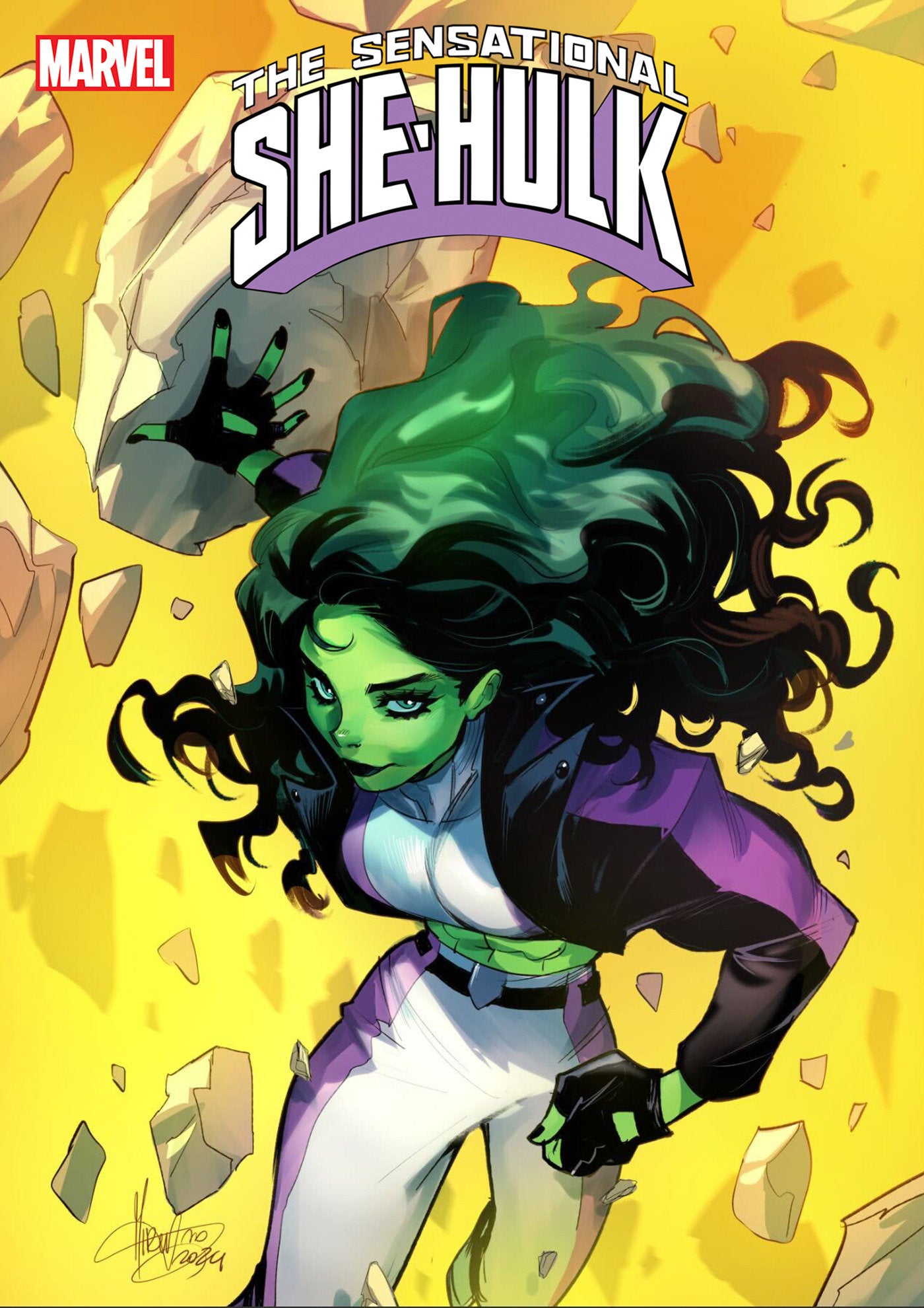 SENSATIONAL SHE-HULK #10 MIRKA ANDOLFO VARIANT  - Release Date: 8/14/24