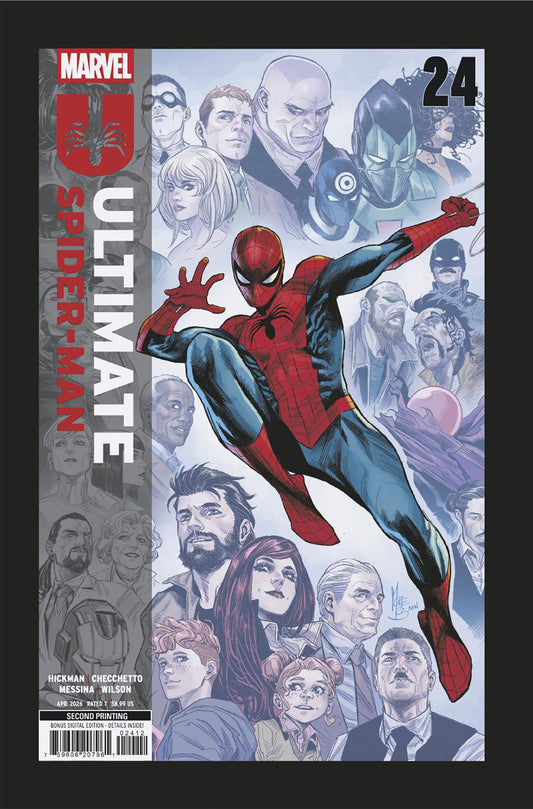 ULTIMATE SPIDER-MAN #24 MARCO CHECCHETTO 2ND PRINTING VARIANT ISBN: 75960620796102412 - FOC DATE: 3/8/26  - Release Date: 4/8/26