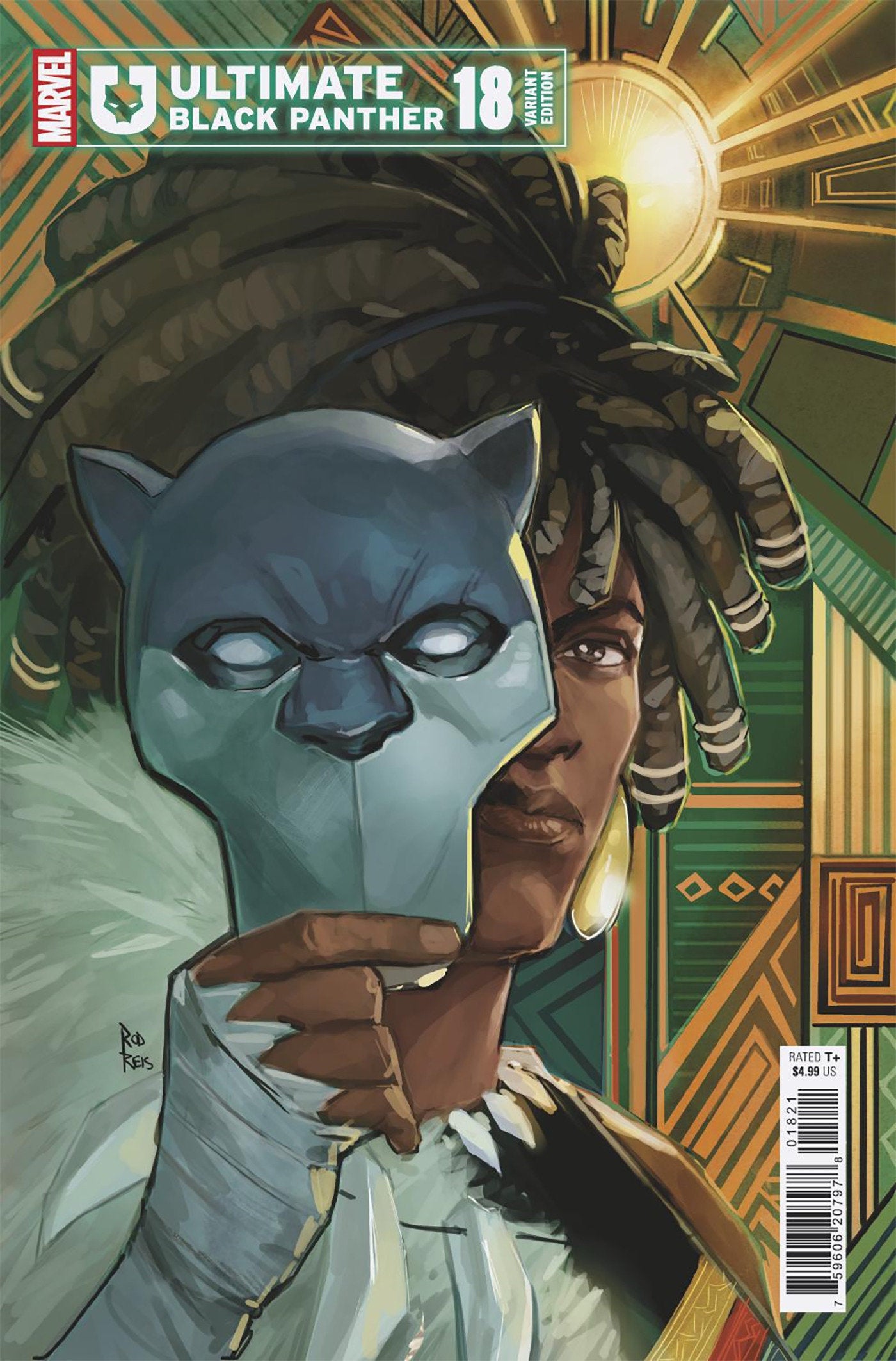 ULTIMATE BLACK PANTHER #18 ROD REIS ULTIMATE SPECIAL VARIANT - ISBN: 75960620797801821 - Release Date:  7/16/25