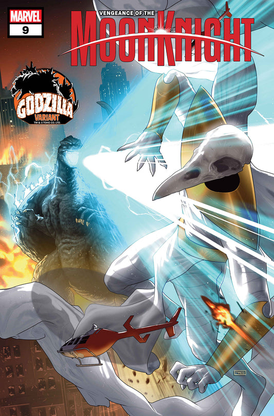 VENGEANCE OF THE MOON KNIGHT #9 TAURIN CLARKE GODZILLA VARIANT  - Release Date:  9/11/24