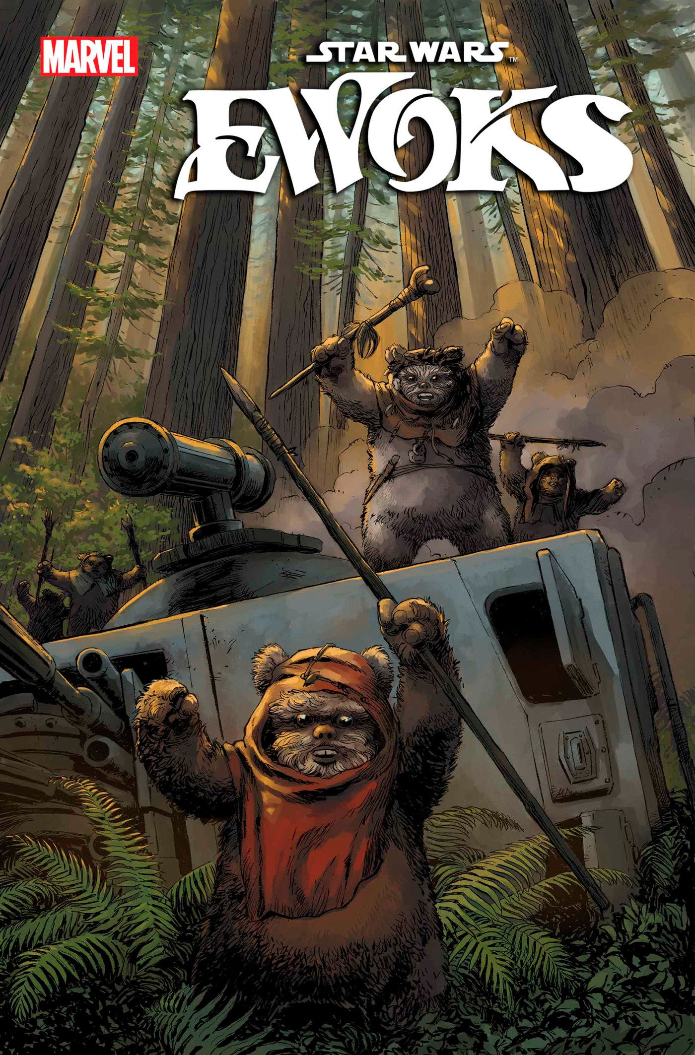 STAR WARS: EWOKS #2 DAVE WACHTER VARIANT  - Release Date:  11/13/24