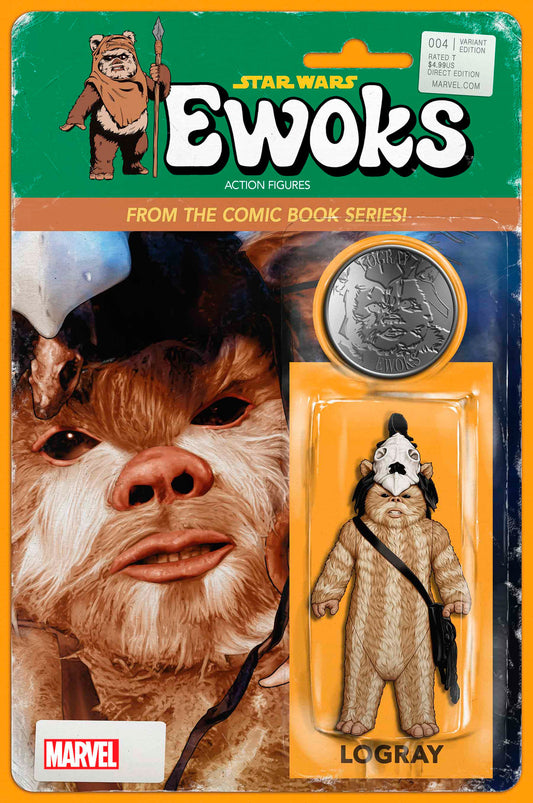 STAR WARS: EWOKS #4 JOHN TYLER CHRISTOPHER ACTION FIGURE VARIANT  - Release Date:  1/29/25
