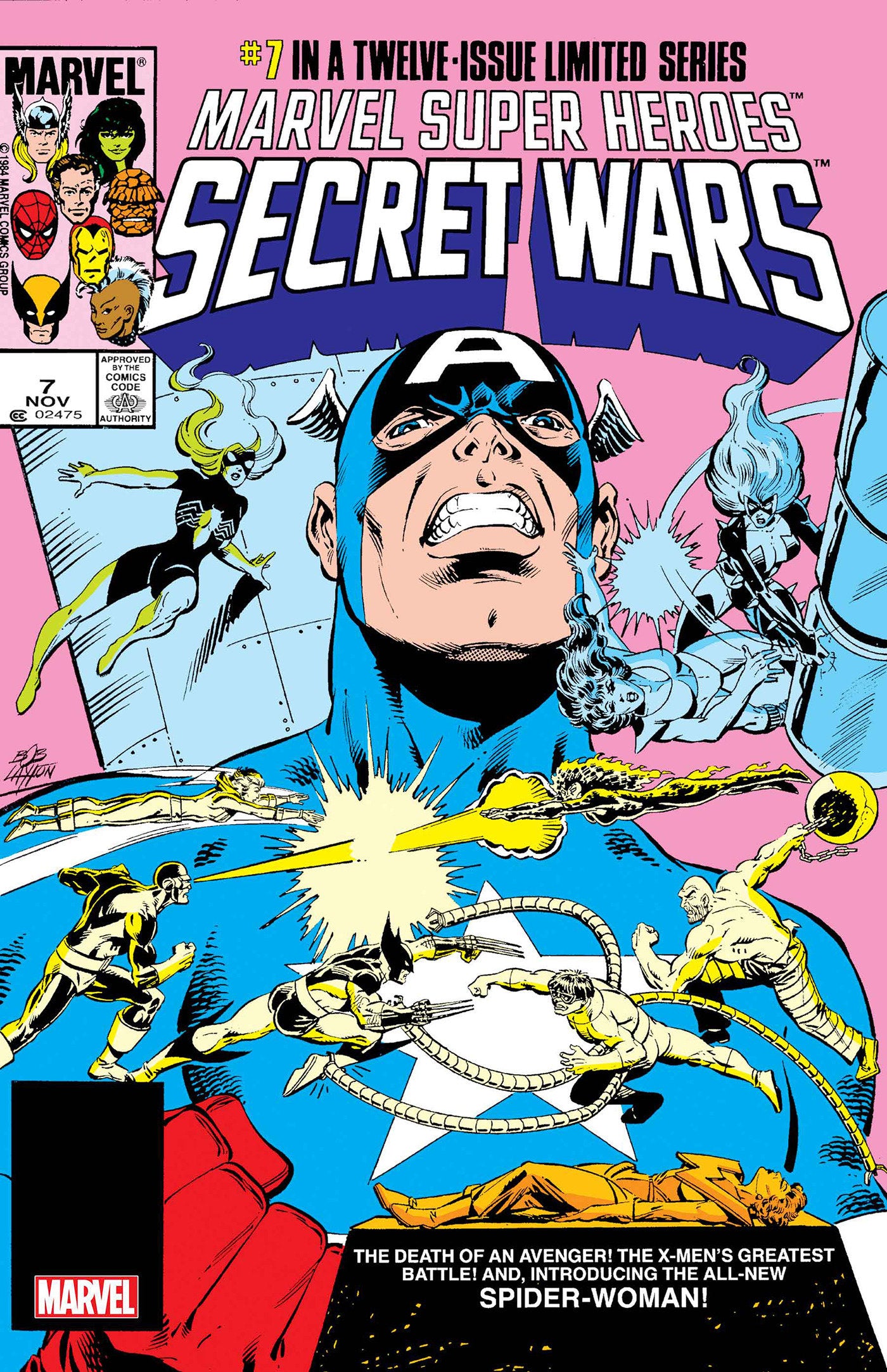 MARVEL SUPER HEROES SECRET WARS #7 FACSIMILE EDITION FOIL VARIANT - Release Date:  7/3/24