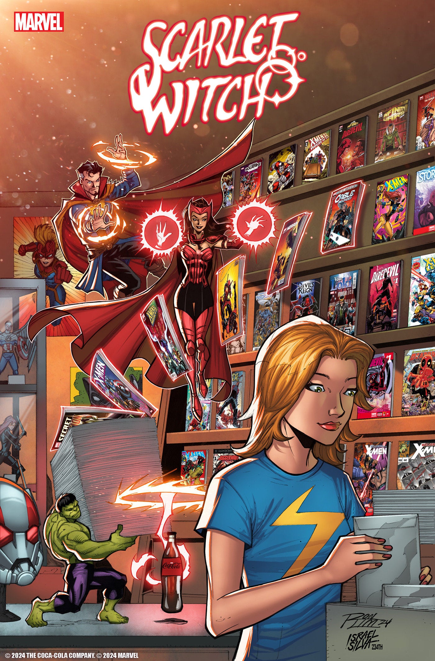 SCARLET WITCH #3 RON LIM MARVEL & COCA-COLA VARIANT  - Release Date: 8/21/24