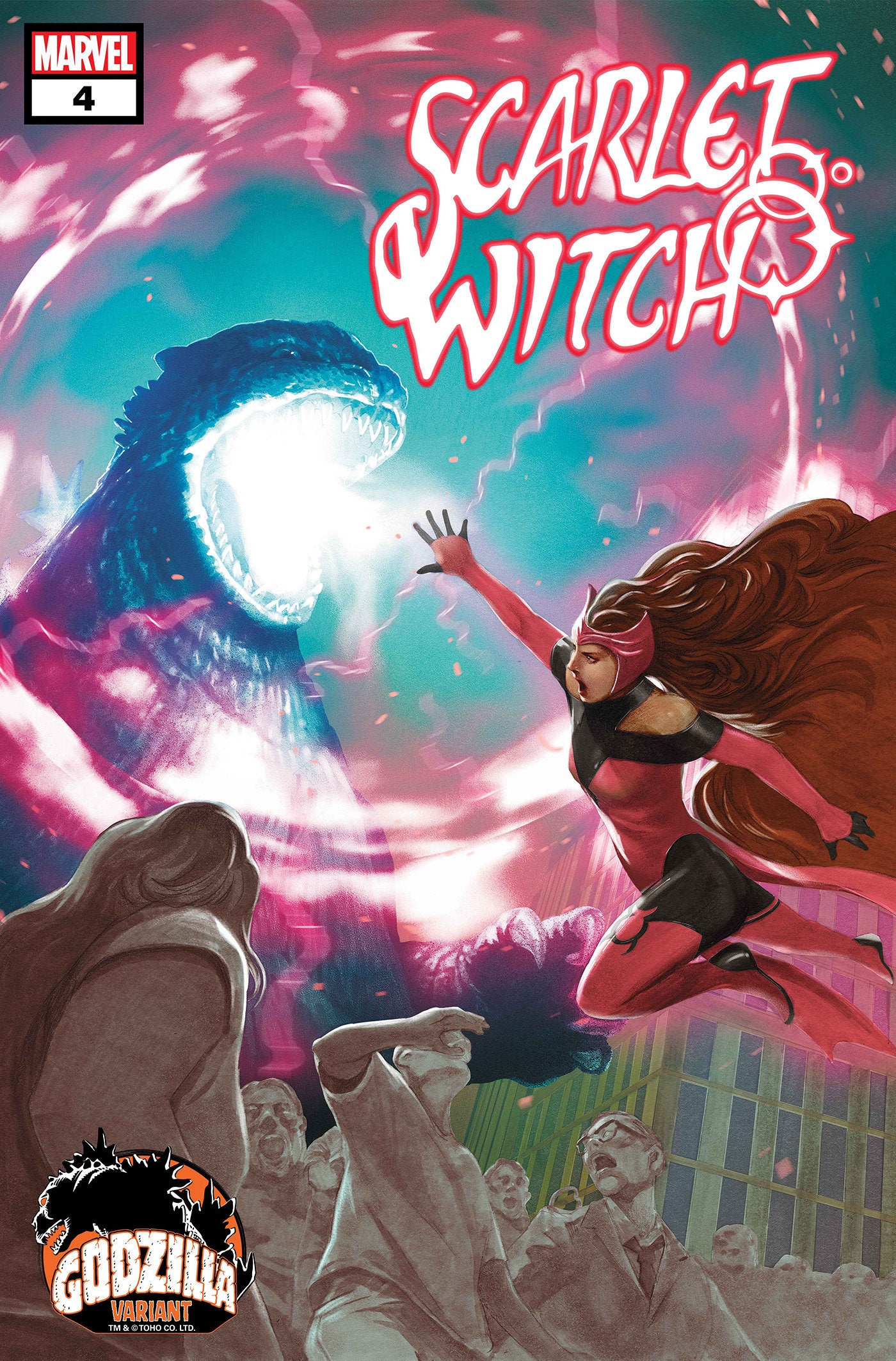 SCARLET WITCH #4 MITSUHIRO ARITA GODZILLA VARIANT  - Release Date:  9/4/24