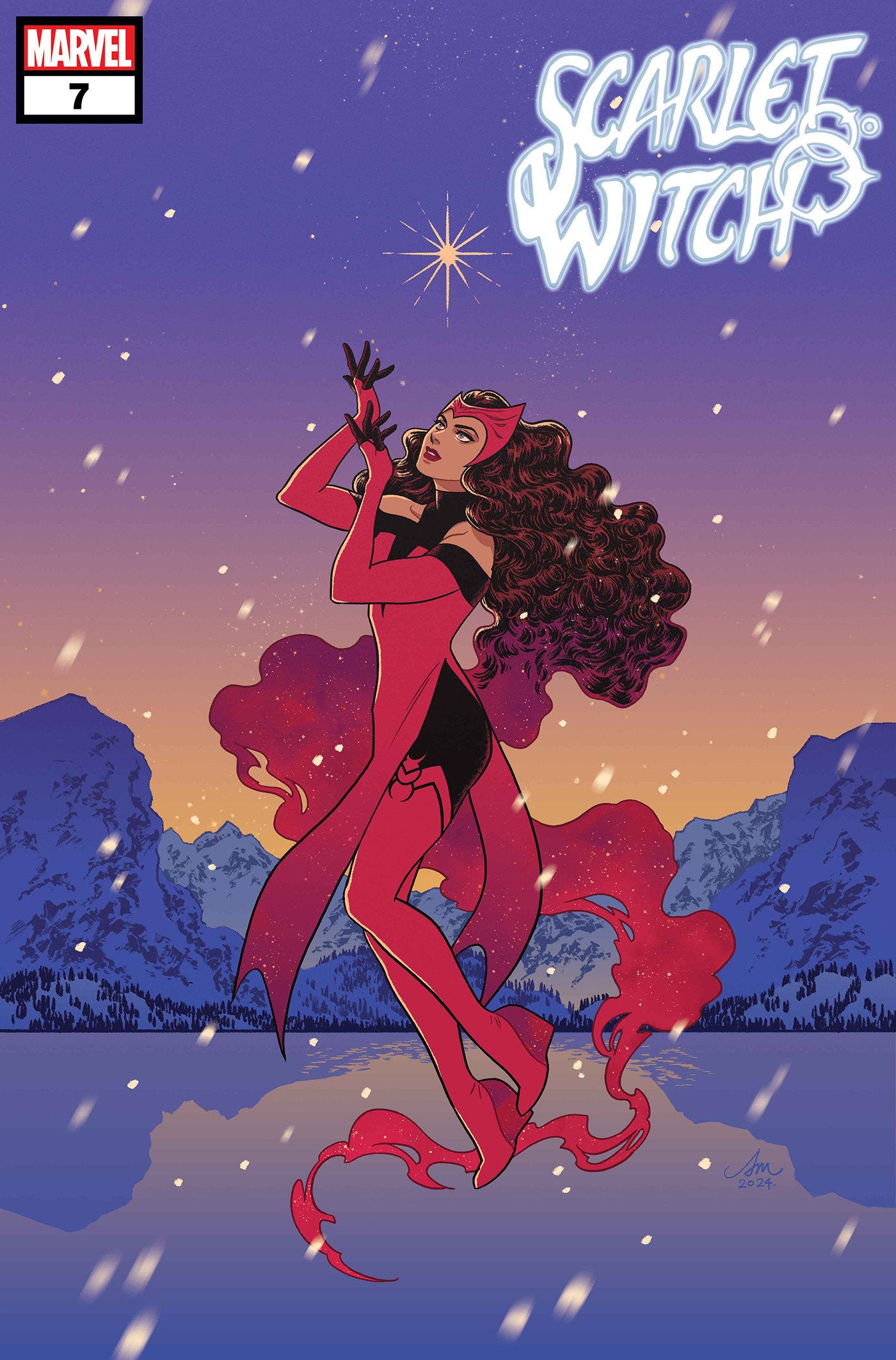 SCARLET WITCH #7 AUDREY MOK WINTER HOLIDAY VARIANT  - Release Date:  12/11/24