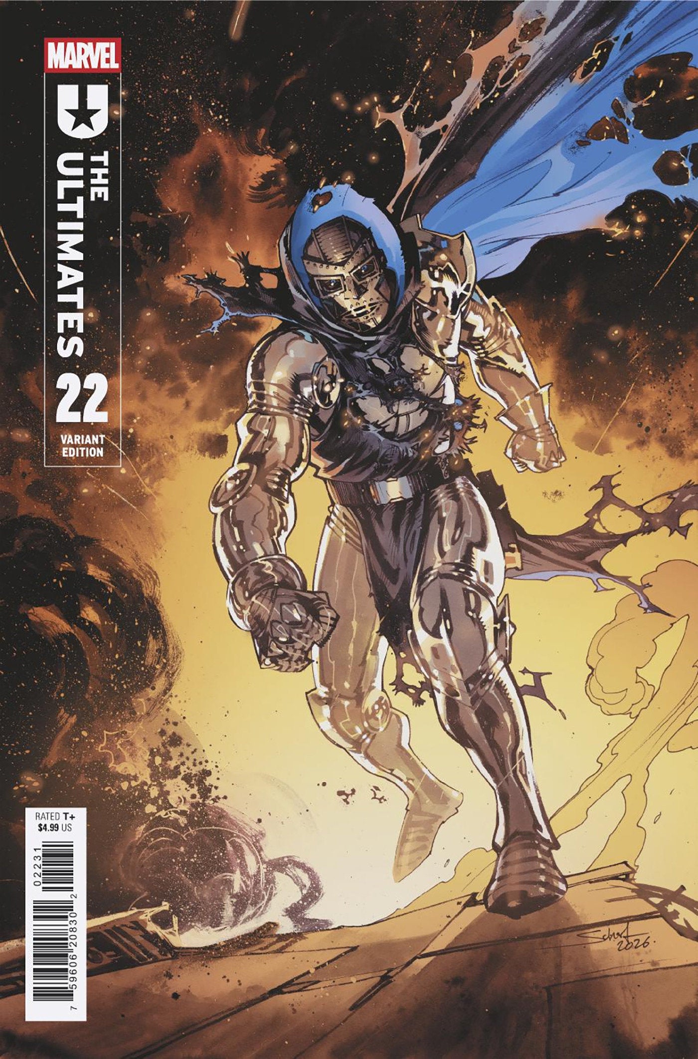 ULTIMATES #22 JONAS SCHARF VARIANT ISBN: 75960620830202231 - FOC DATE: 2/16/26  - Release Date: 3/18/26