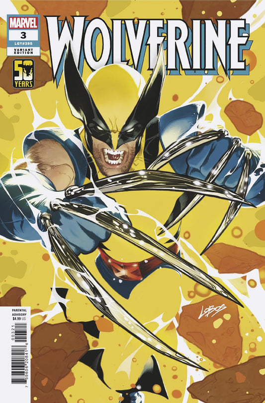 WOLVERINE #3 PABLO VILLALOBOS VARIANT  - Release Date:  11/20/24