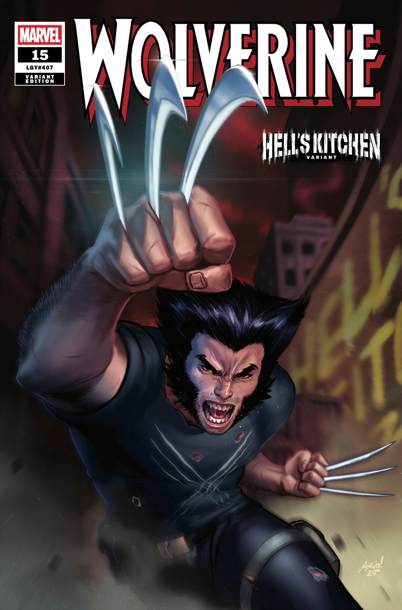 WOLVERINE #15 ARIO ANINDITO HELL'S KITCHEN VARIANT ISBN: 75960620841801531 - Release Date: 2/4/26