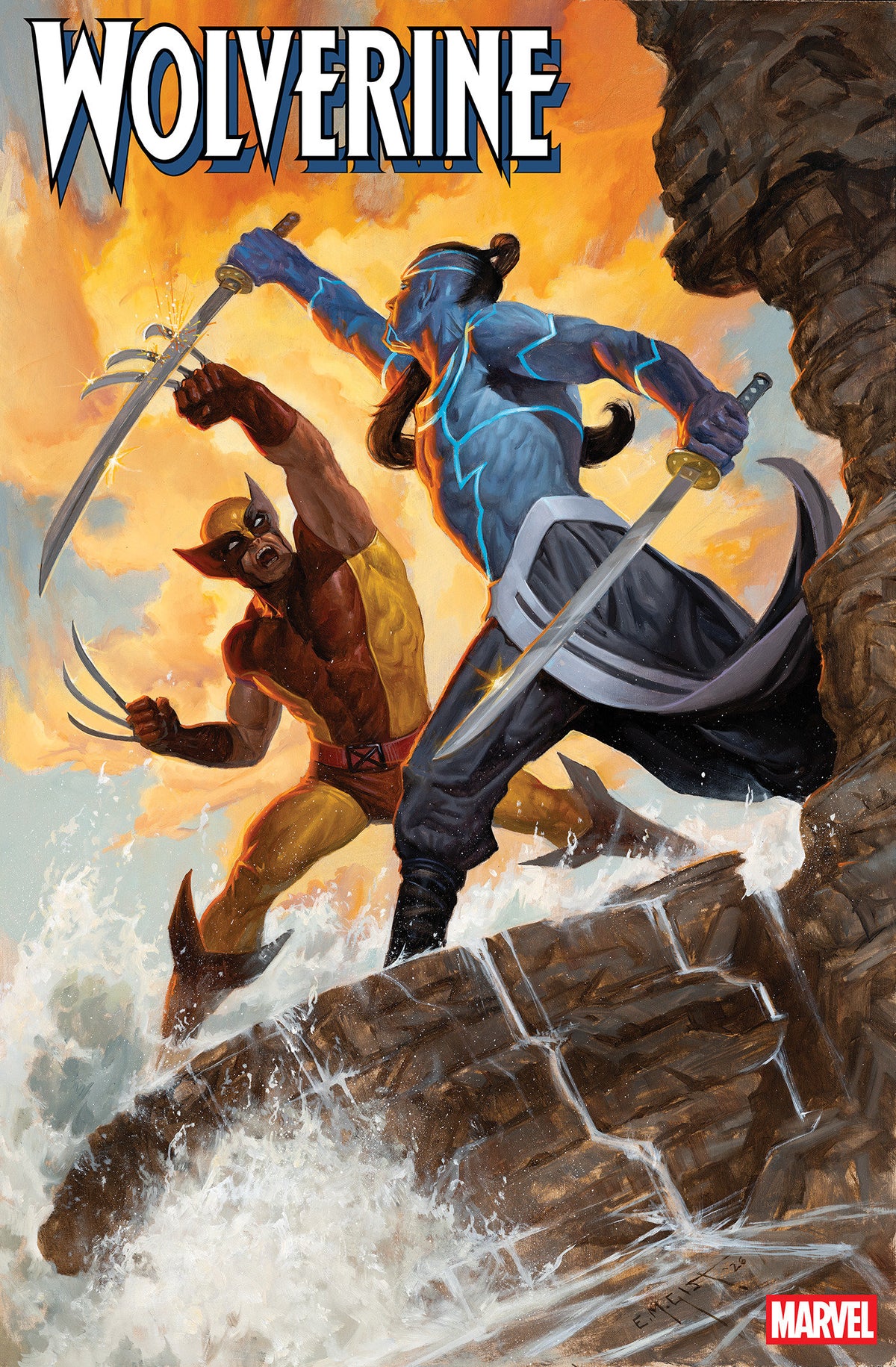 WOLVERINE #29 E.M. GIST VARIANT ISBN: 75960620841802921 - FOC DATE: 10/4/26  - Release Date: 11/4/26
