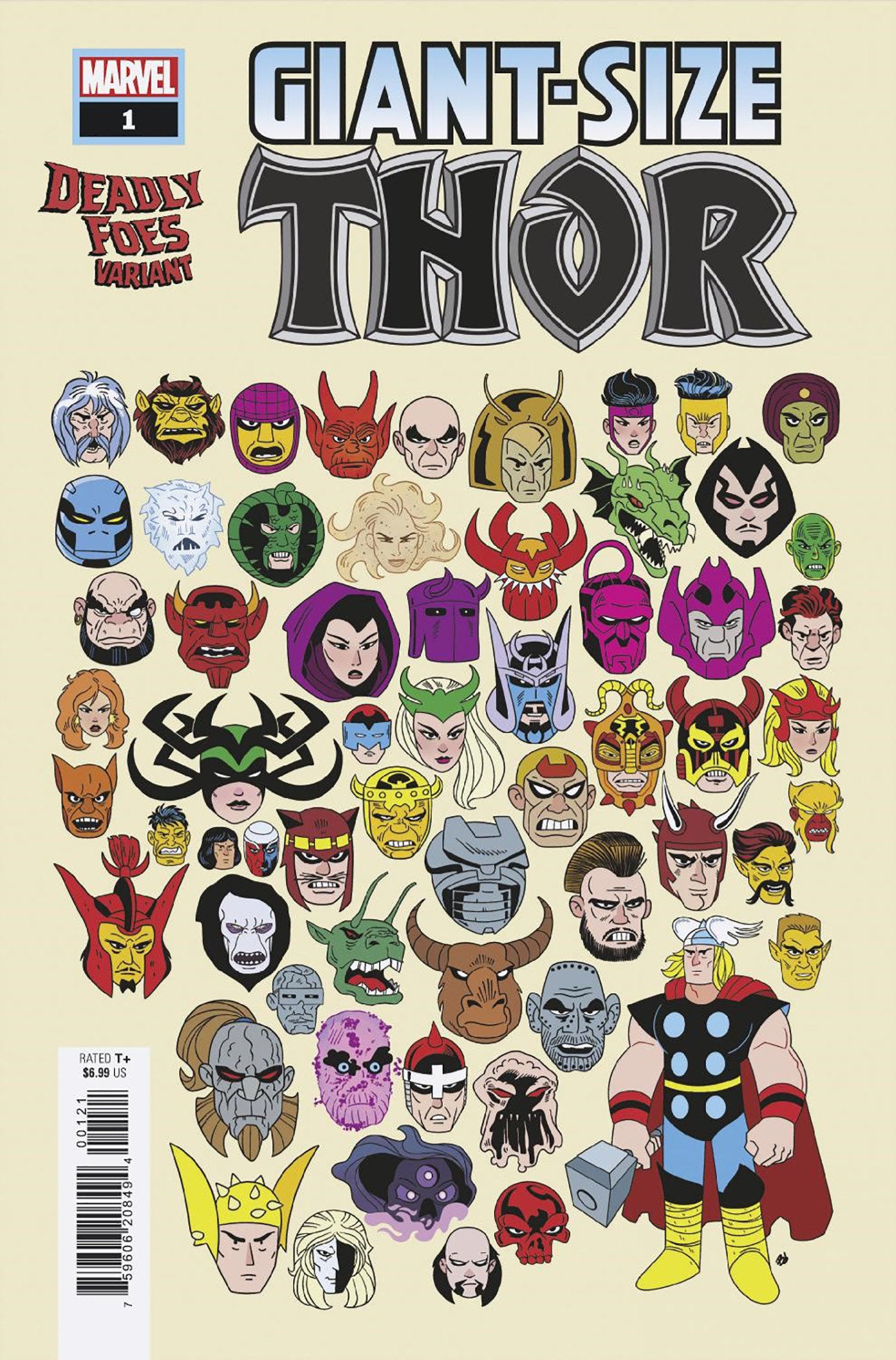 GIANT-SIZE THOR #1 DAVE BARDIN DEADLY FOES VARIANT  - Release Date: 8/21/24