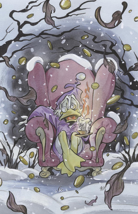 1:25 UNCLE SCROOGE AND THE INFINITY DIME #1 PEACH MOMOKO RATIO VIRGIN 2ND PRINTING VA RIANT -Releases: 7/31/24