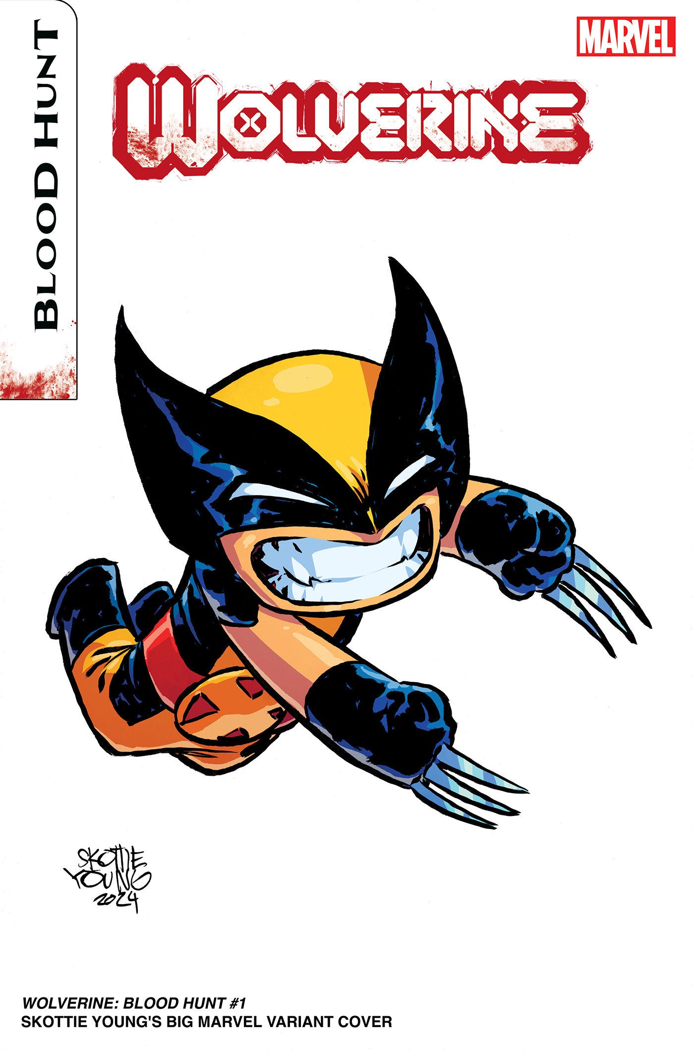 WOLVERINE: BLOOD HUNT #1 SKOTTIE YOUNG'S BIG MARVEL VARIANT [BH] - Release Date:  6/5/24