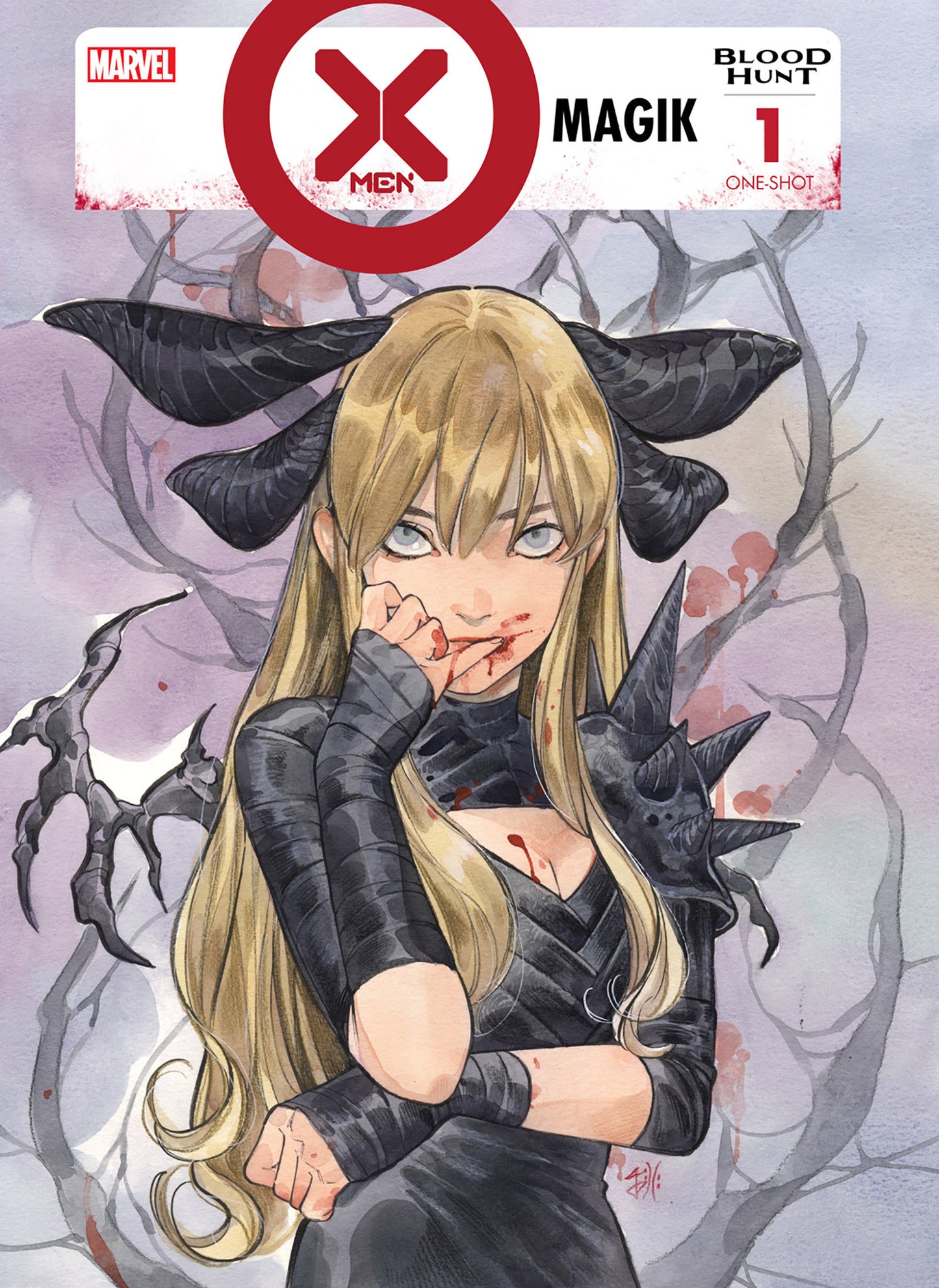 X-MEN: BLOOD HUNT - MAGIK #1 PEACH MOMOKO VARIANT [BH] - Release Date:  6/26/24