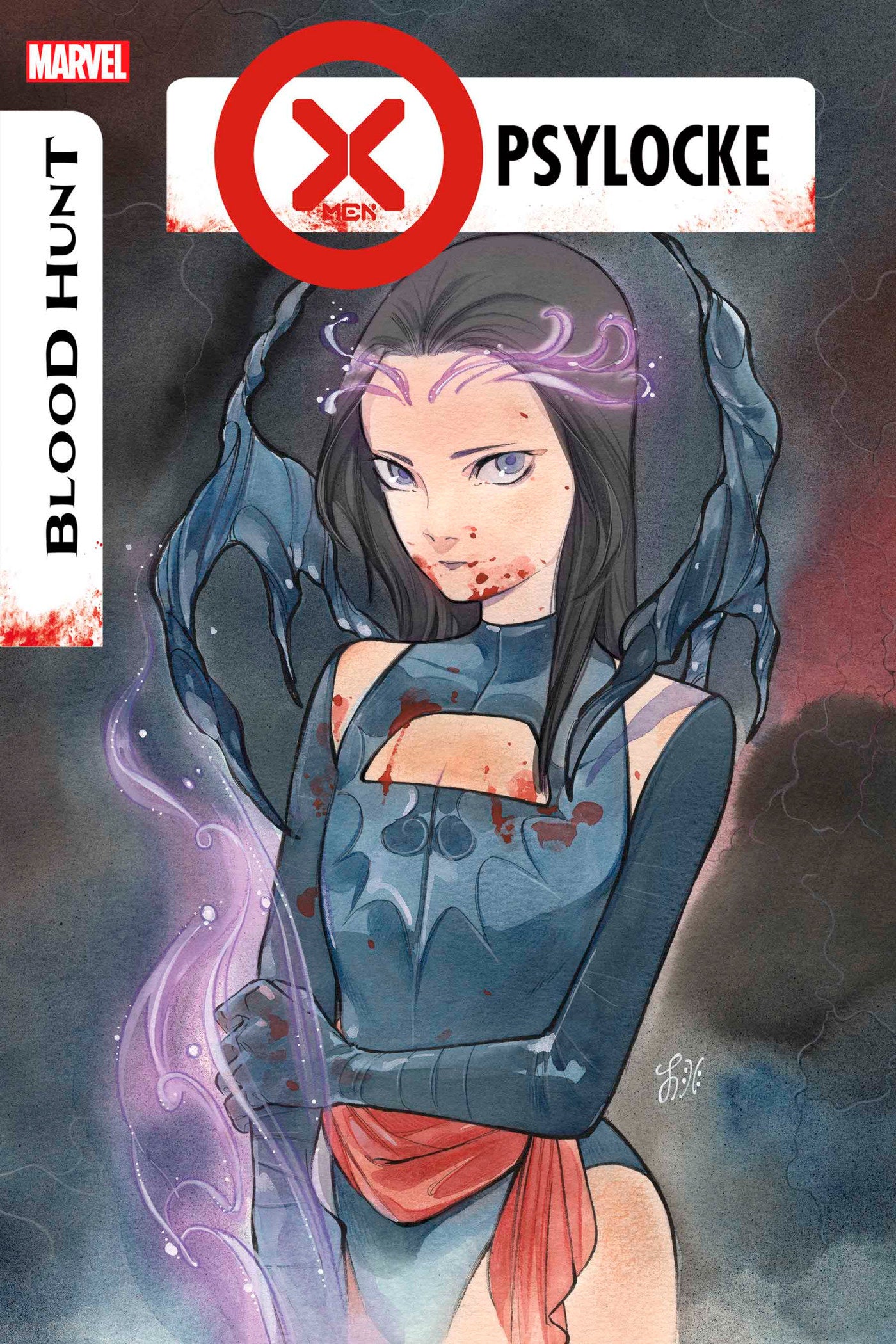 X-MEN: BLOOD HUNT - PSYLOCKE #1 PEACH MOMOKO VARIANT [BH] - Release Date:  7/3/24