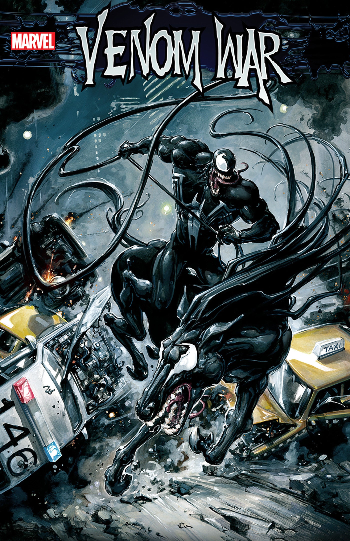 VENOM WAR #2 CLAYTON CRAIN VENOM HORSE VARIANT [VW]  - Release Date:  9/4/24