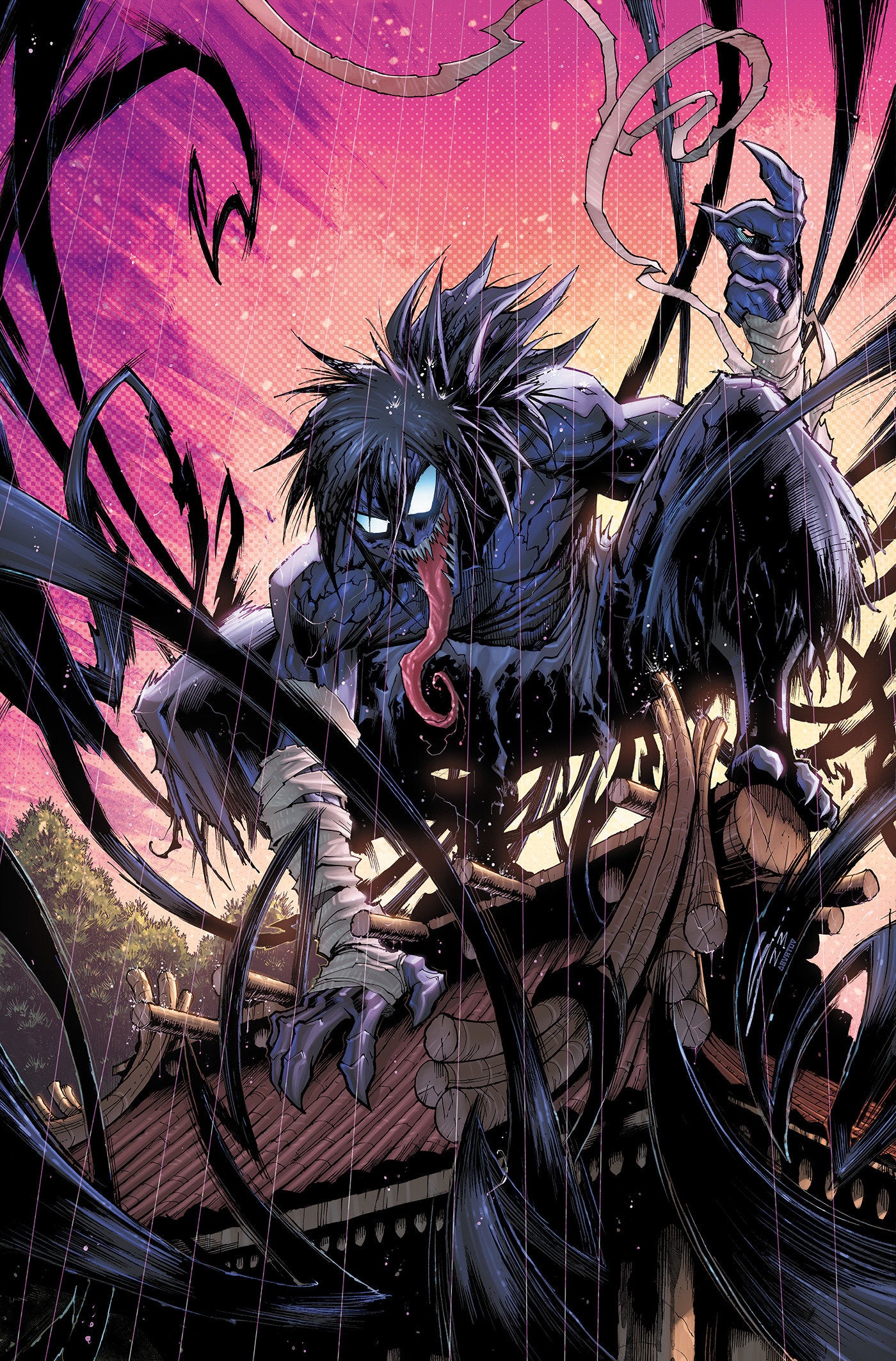 1:25 KID VENOM #1 GERARDO SANDOVAL RATIO VIRGIN 2ND PRINTING VARIANT,  - Release Date: 8/21/24
