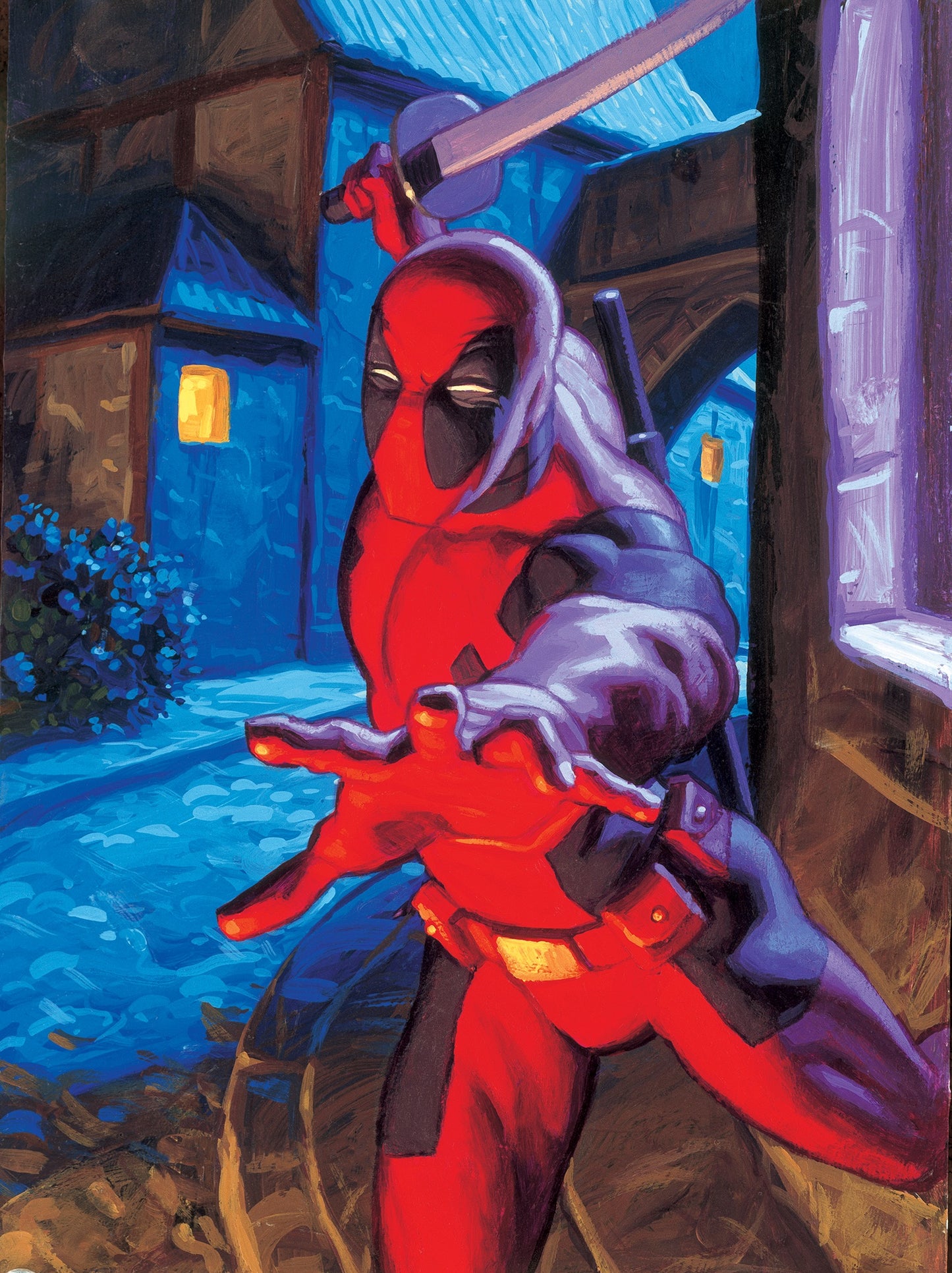 1:50 DEADPOOL #3 GREG AND TIM HILDEBRANDT DEADPOOL MARVEL MASTERPIECES III VIRGIN VARIANT - Release Date:  6/12/24