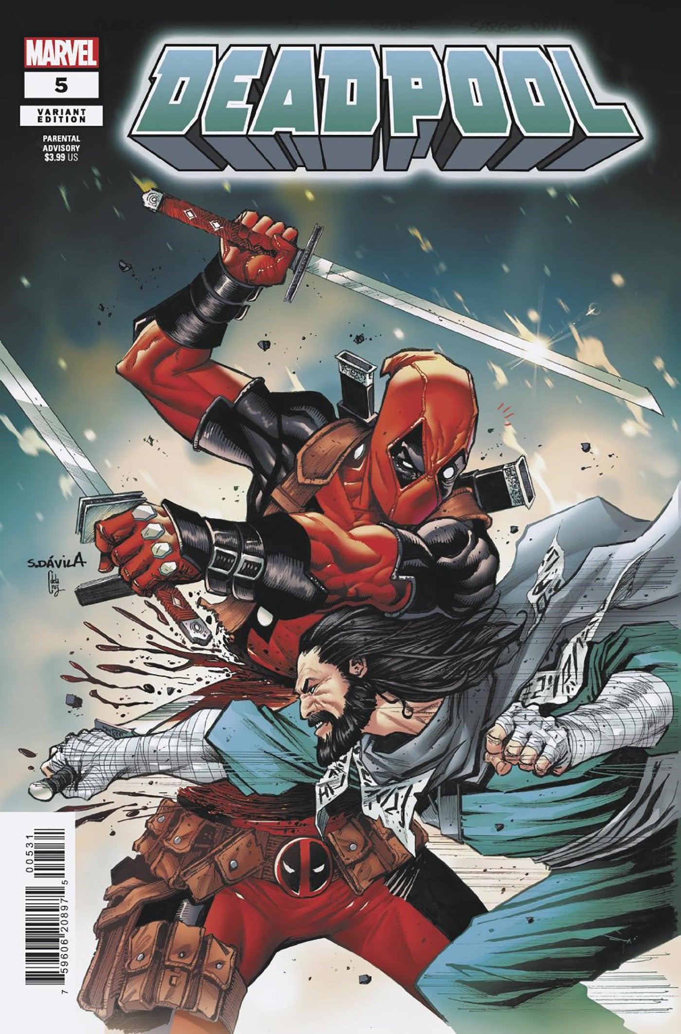 DEADPOOL #5 SERGIO DAVILA VARIANT  - Release Date: 8/21/24