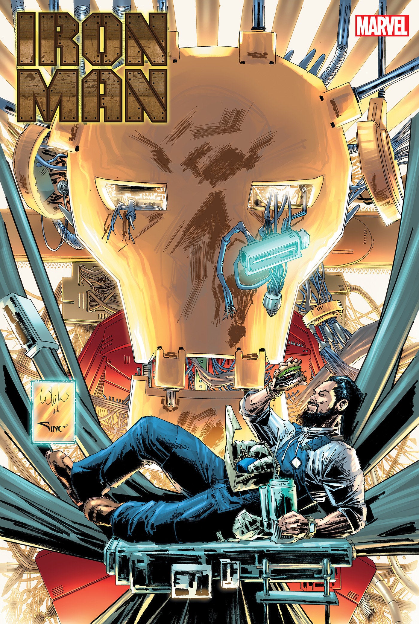 IRON MAN #4 WHILCE PORTACIO VARIANT  - Release Date:  1/22/25