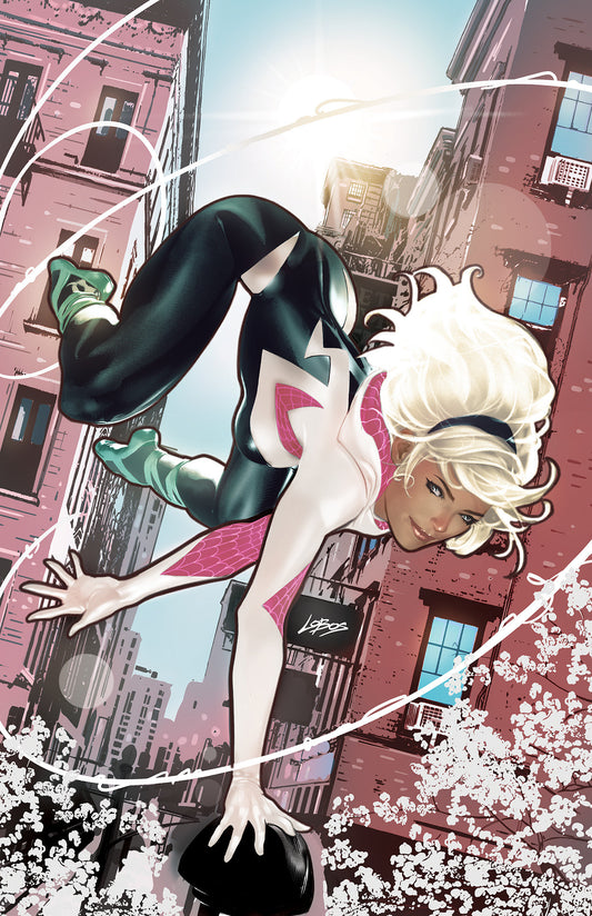 1:50 SPIDER-GWEN: THE GHOST-SPIDER #3 PABLO VILLALOBOS VIRGIN VARIANT [DPWX] -Releases: 7/31/24