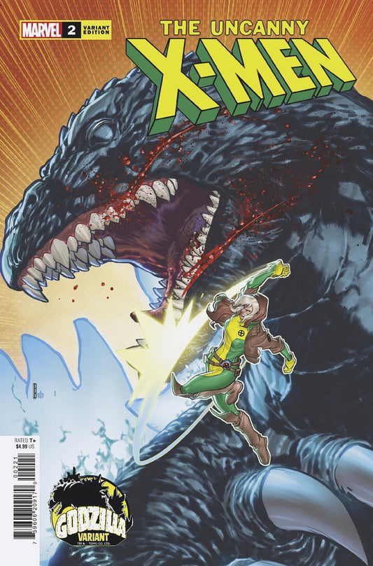 UNCANNY X-MEN #2 DAVID BALDEON GODZILLA VARIANT  - Release Date:  9/11/24