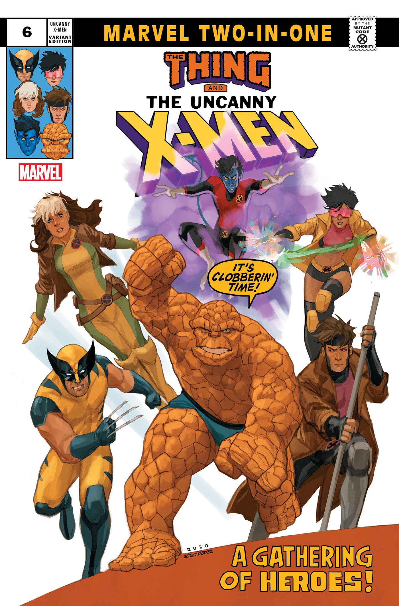 UNCANNY X-MEN #6 PHIL NOTO MARVEL TWO-IN-ONE VARIANT  - Release Date:  11/27/24