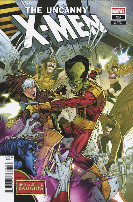 UNCANNY X-MEN #16 NETHO DIAZ BRING ON THE BAD GUYS VARIANT  - Release Date:  6/25/25