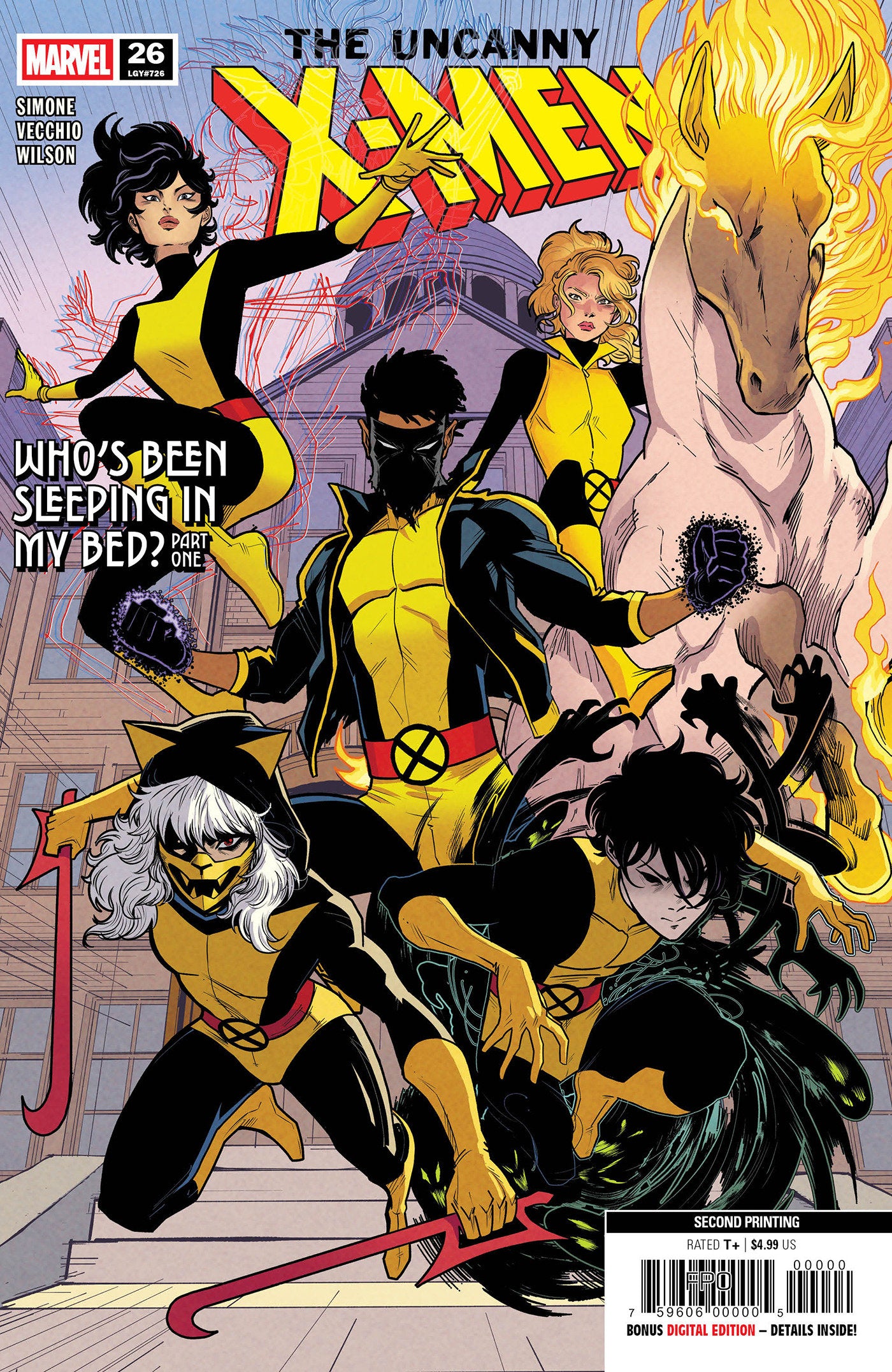 UNCANNY X-MEN #26 LUCIANO VECCHIO 2ND PRINTING VARIANT ISBN: 75960620917002612 - FOC DATE: 4/26/26  - Release Date: 5/27/26
